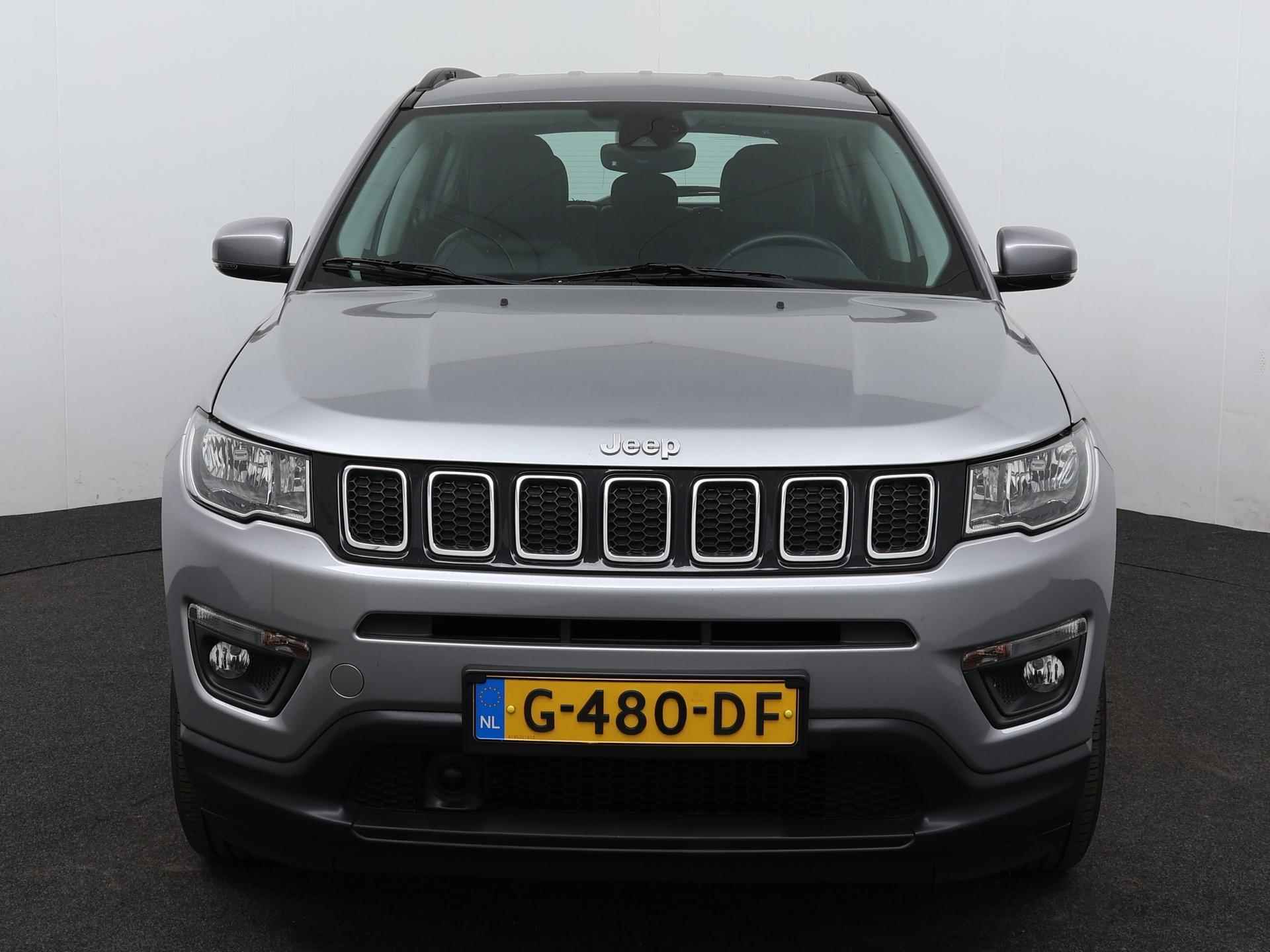 Jeep Compass 1.4 MultiAir Longitude | Half-Leder | Navigatie | Clima | Camera | Lichtmetalen Velgen | Parkeersensoren | - 6/23