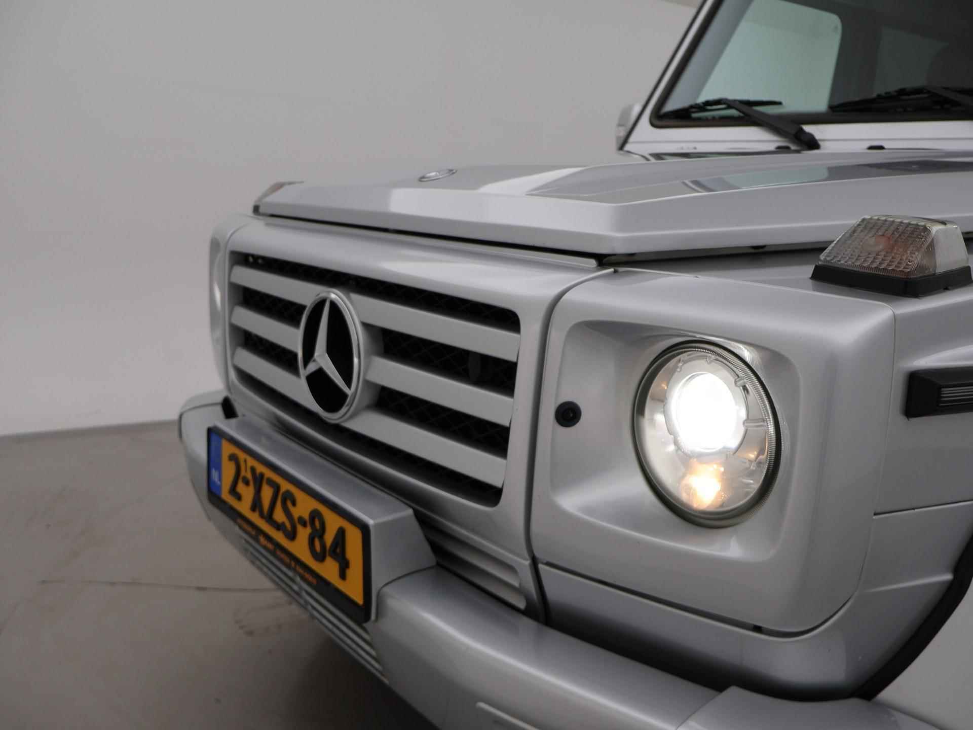 Mercedes-Benz G-klasse 500 5.5 V8 388 PK AUT7 YOUNGTIMER + STOELVENTILATIE / SCHUIFDAK / CAMERA / XENON - 24/44