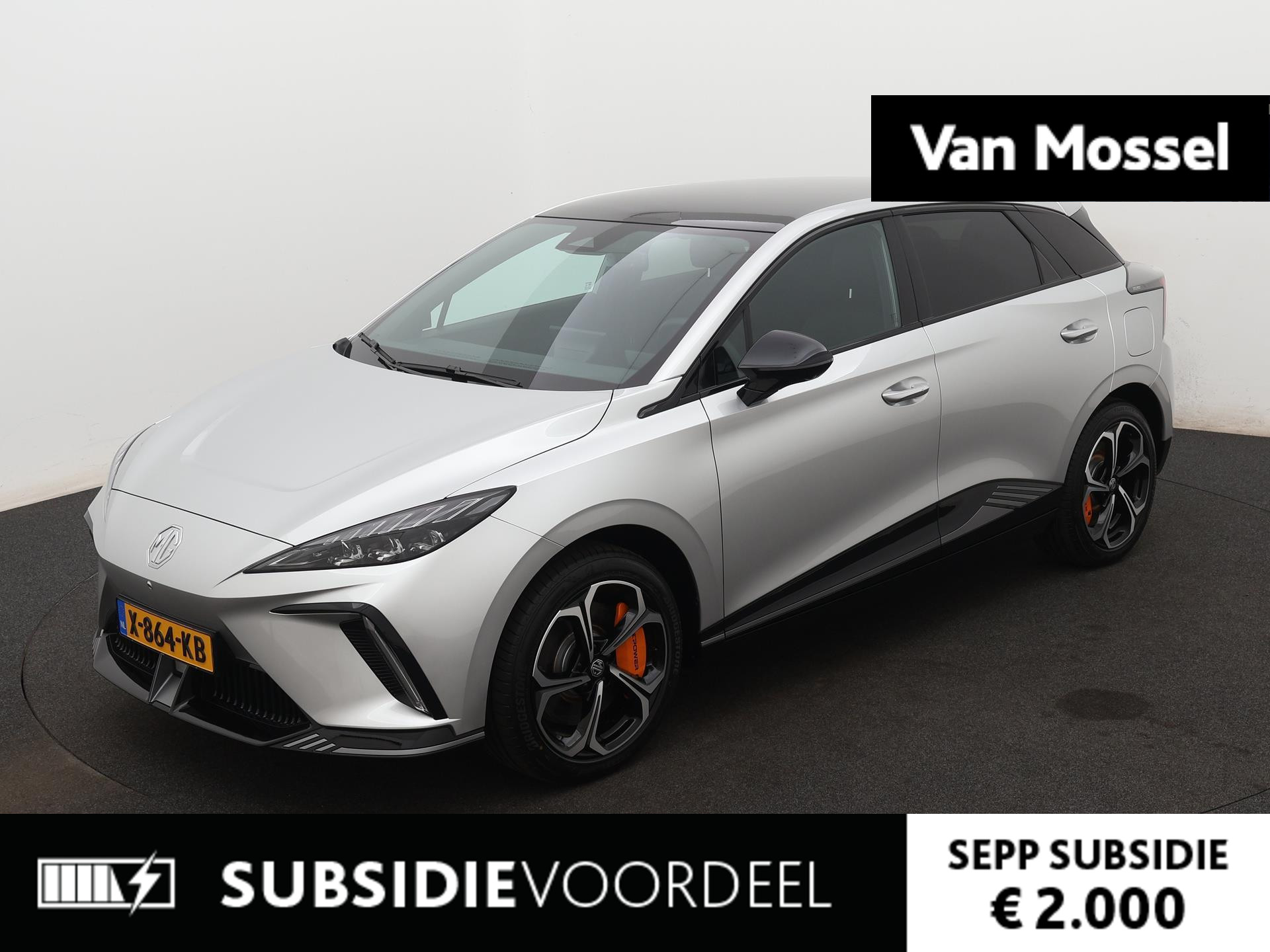 MG 4 AWD XPOWER 64 kWh | WLTP 385KM | AWD | Navigatie | ACC | Climate Control | 18"LMV | Alcantara bekleding | 360° Cam | DAB | BTW AUTO |