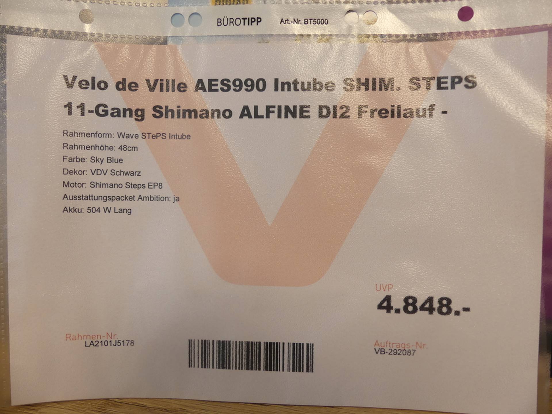 Velo de Ville AES 990 Steps EP8 Alfine DI2 85Nm - 9/9