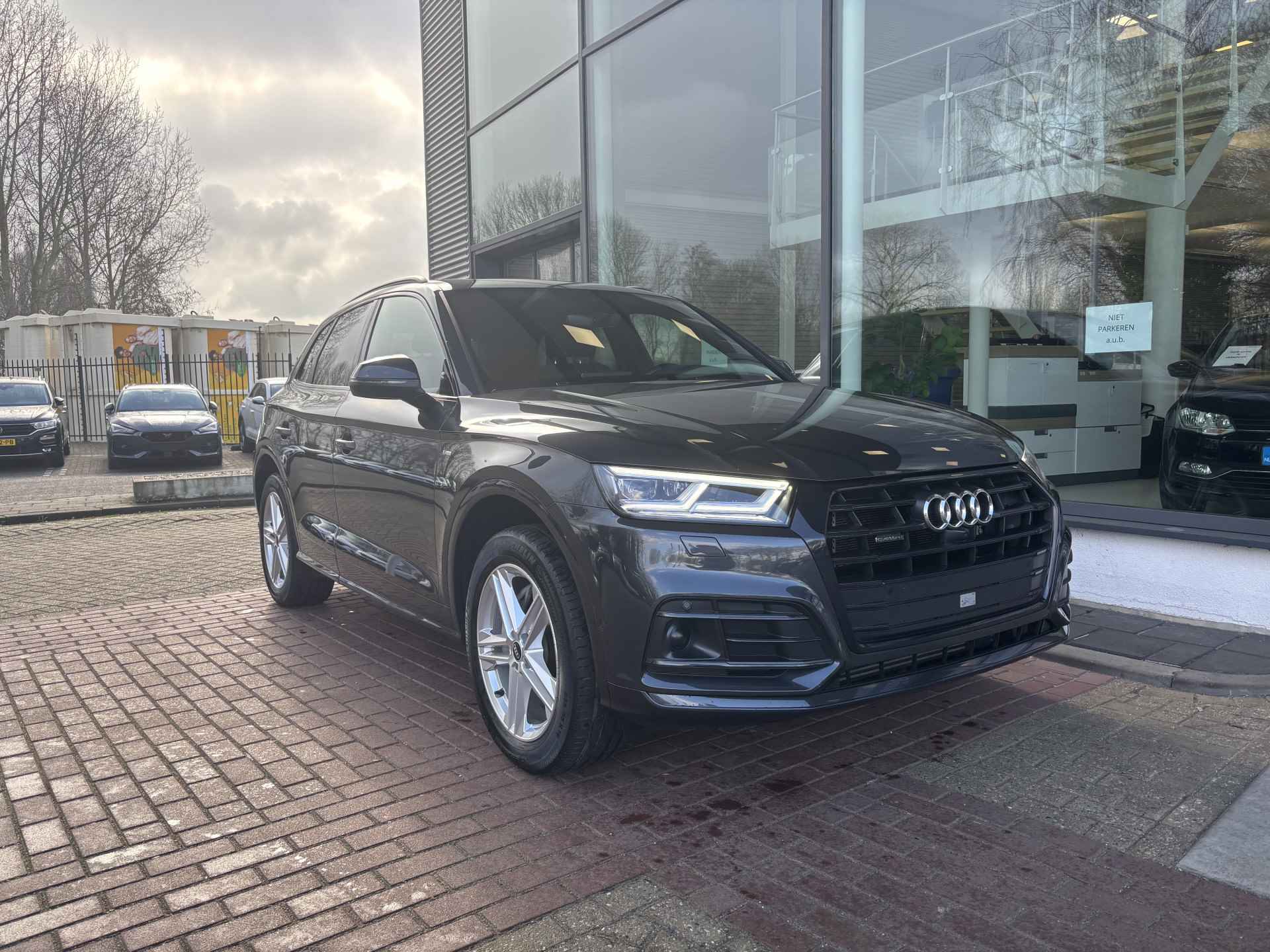 Audi Q5 50 TFSI e 299pk quattro S edition / Panoramadak / Bang & Olufsen / Optiekpakket zwart  / Matrix Led / Audi smartphone interface / Servosluiting achterklep - 19/46