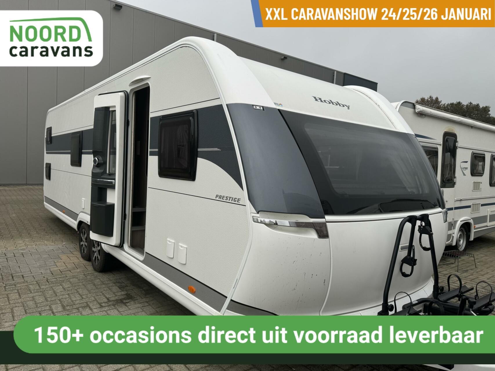 HOBBY PRESTIGE 720 KWFU XXL CARAVANSHOW 24,25,26 januari