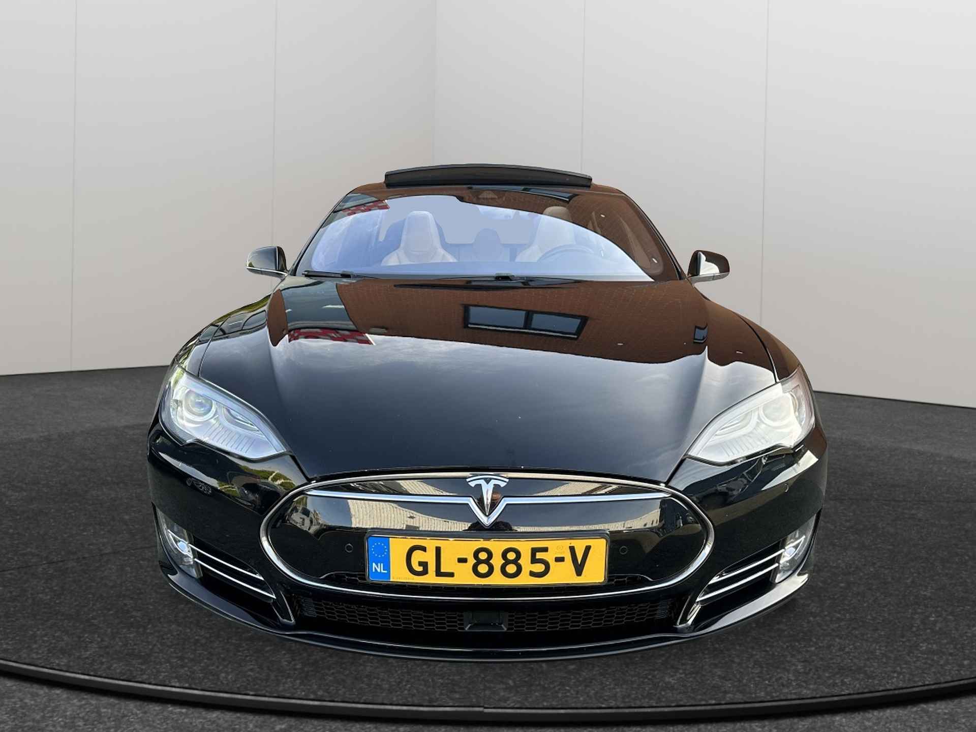 Tesla motors Model S 85 Base Lifetime Gratis Superchargen Leder Panorama Schuifdak - 40/42
