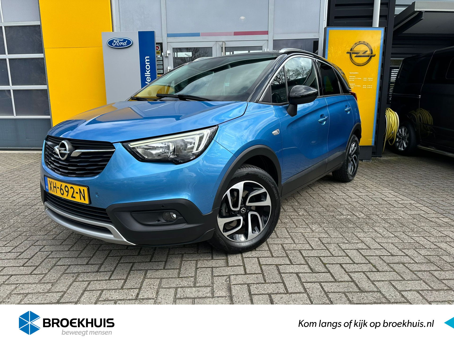 Opel Crossland X 1.2 Turbo 110PK INNOVATION+ | TREKHAAK AFN.BAAR| CAMERA| AGR-COMFORTSTOELEN| KEYLESS ENTRY & START| NAVIGATIE| ALL SEASONBANDEN bij viaBOVAG.nl