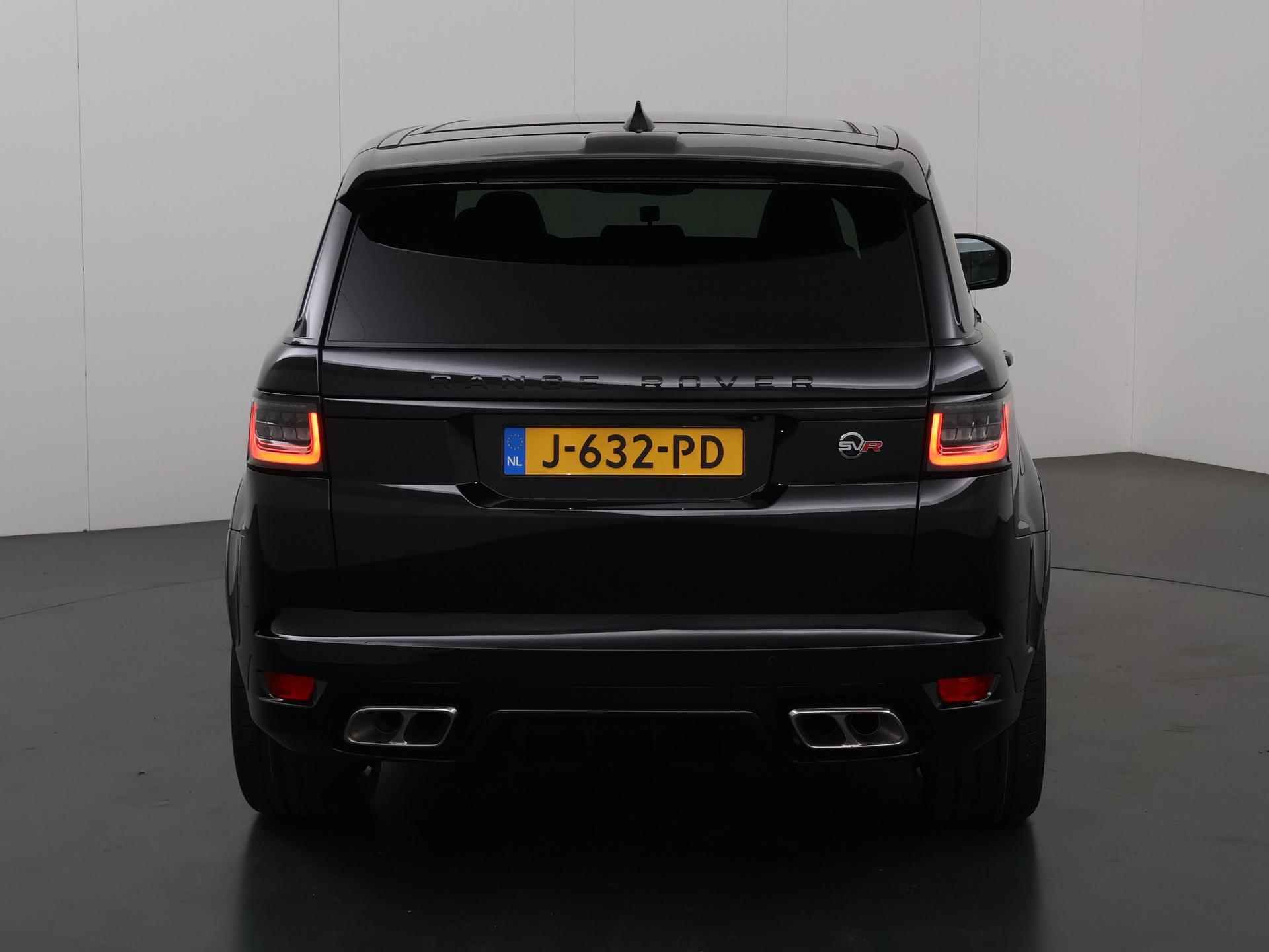 Land Rover Range Rover Sport 5.0 V8 SC SVR | Nieuwprijs € 232.000,-- | Volledig dealer onderhouden | Meridian Sound | 360 Camera | Panoramadak | Standverwarming | Pixel-Laser-LED | HUD | Luchtvering | Adaptieve Cruise Control | Softclose | - 5/58