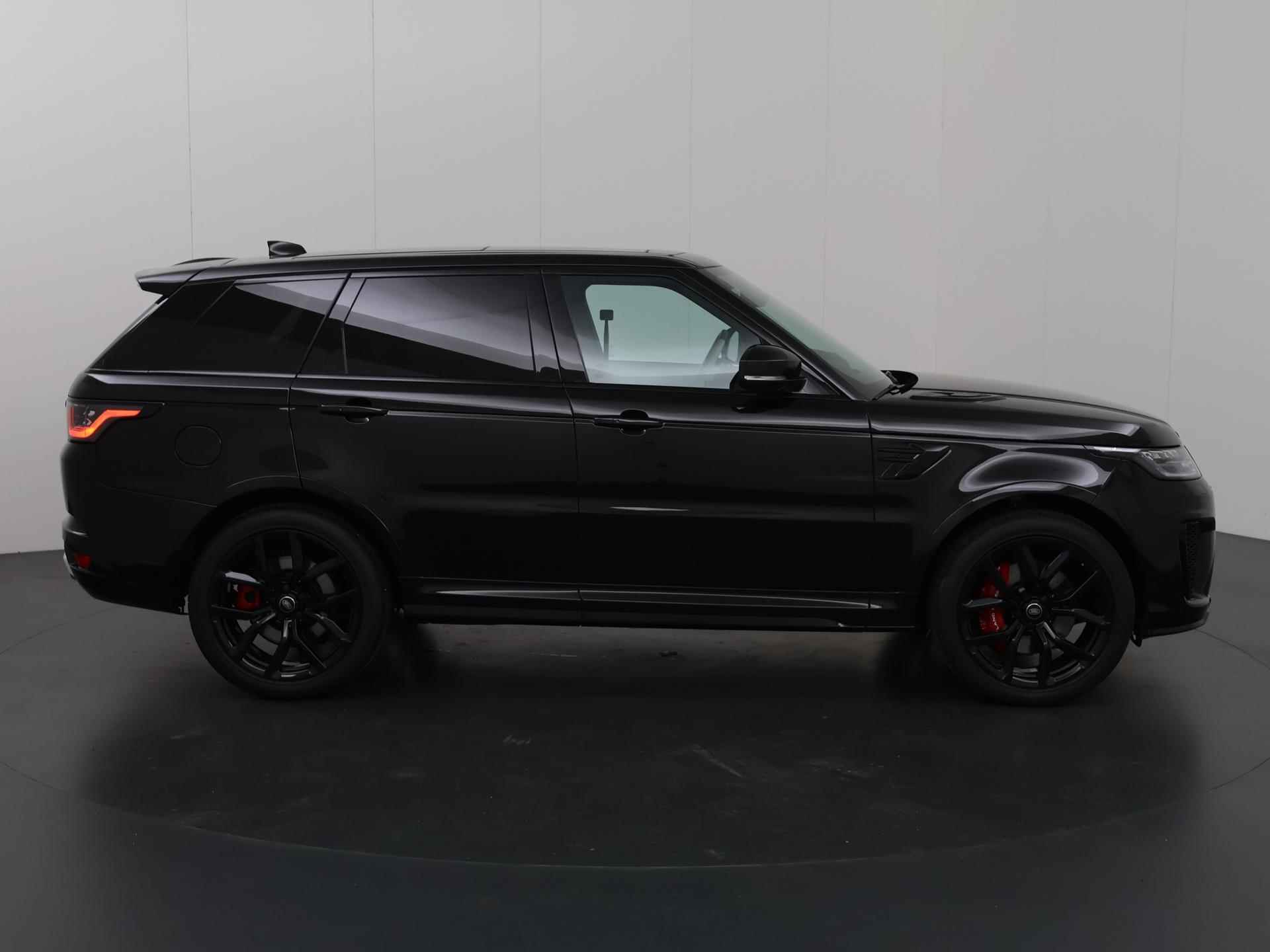 Land Rover Range Rover Sport 5.0 V8 SC SVR | Nieuwprijs € 232.000,-- | Volledig dealer onderhouden | Meridian Sound | 360 Camera | Panoramadak | Standverwarming | Pixel-Laser-LED | HUD | Luchtvering | Adaptieve Cruise Control | Softclose | - 7/58