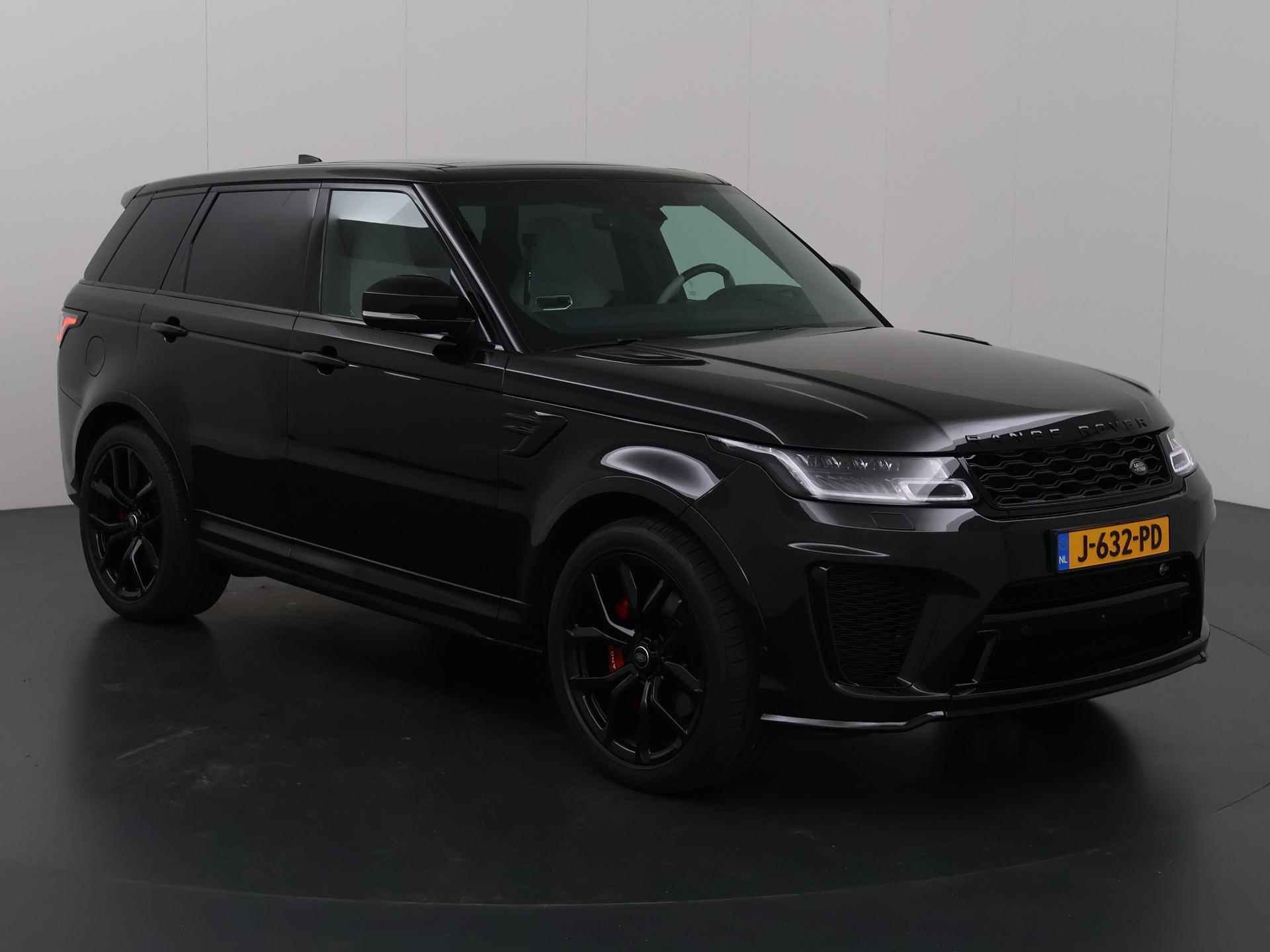 Land Rover Range Rover Sport 5.0 V8 SC SVR | Nieuwprijs € 232.000,-- | Volledig dealer onderhouden | Meridian Sound | 360 Camera | Panoramadak | Standverwarming | Pixel-Laser-LED | HUD | Luchtvering | Adaptieve Cruise Control | Softclose | - 24/58