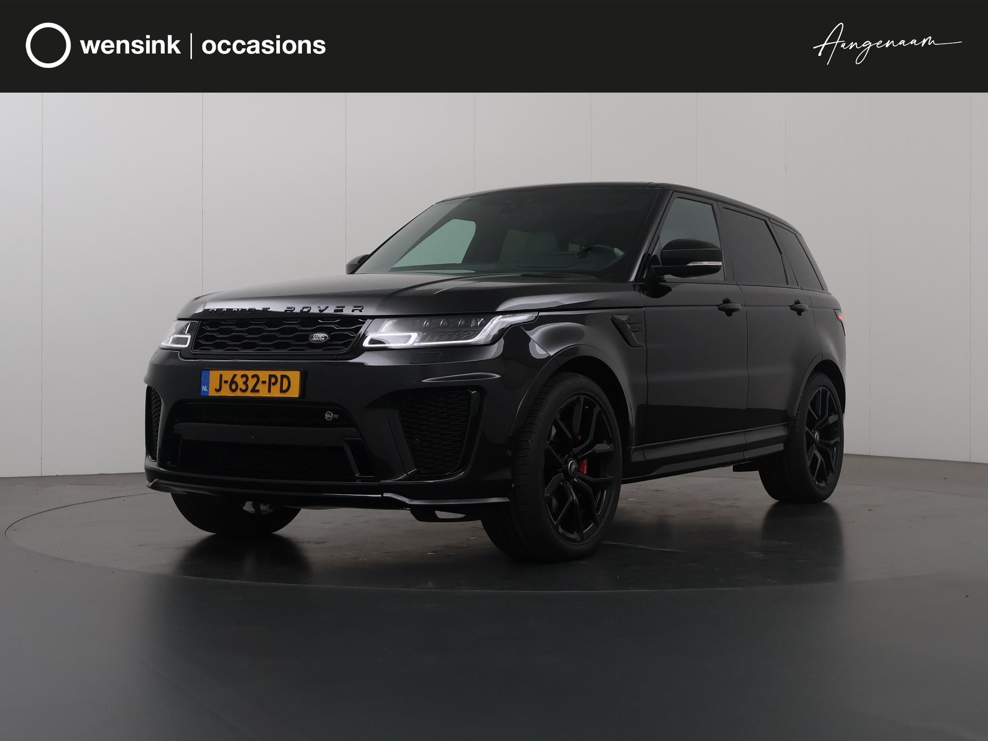 Land Rover Range Rover Sport 5.0 V8 SC SVR | Nieuwprijs € 232.000,-- | Volledig dealer onderhouden | Meridian Sound | 360 Camera | Panoramadak | Standverwarming | Pixel-Laser-LED | HUD | Luchtvering | Adaptieve Cruise Control | Softclose |