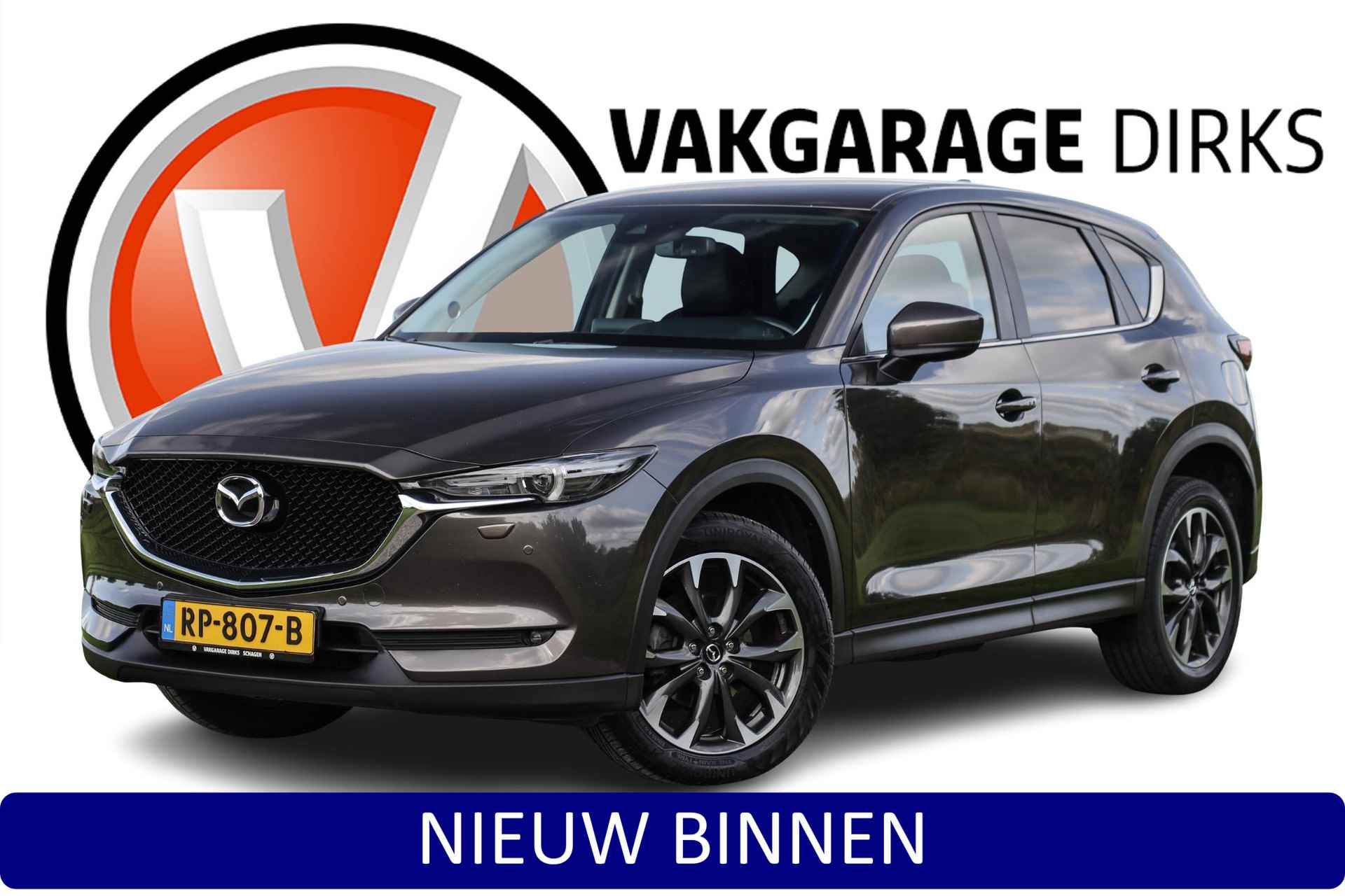 Mazda CX-5 2.0 SkyActiv-G 165 PK Aut. GT ✅ Leder ✅ Carplay ✅ LED - 1/38