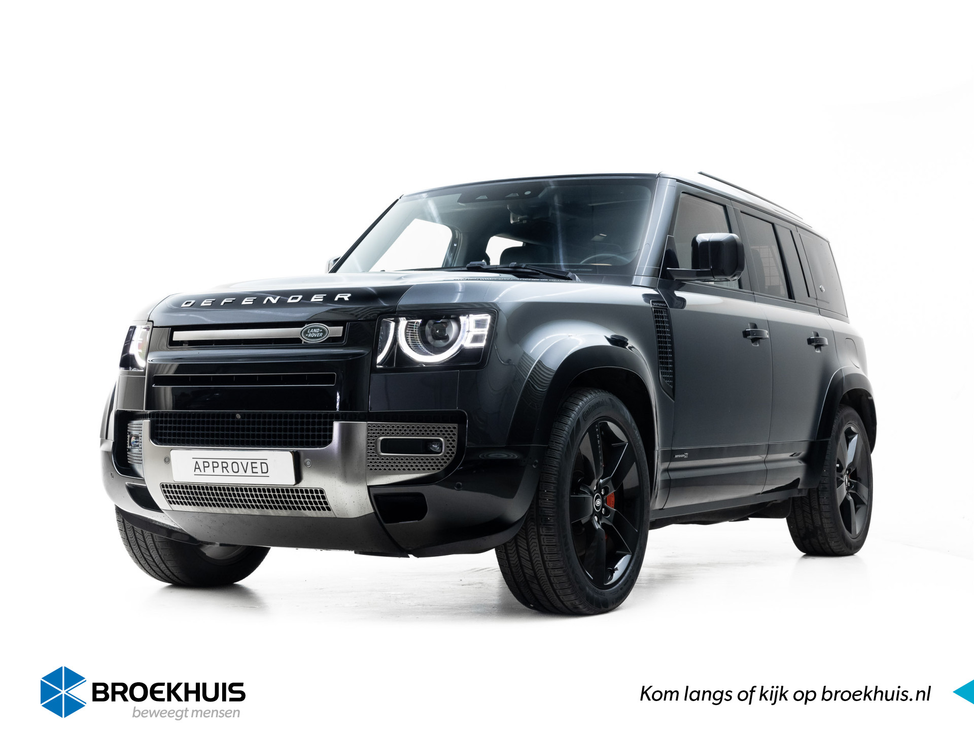 Land Rover Defender 110 P400e X | Pano | Head-up | 22 Inch | Cold Climate | Meridian | Stoelkoeling | Koelbox | ClearSight