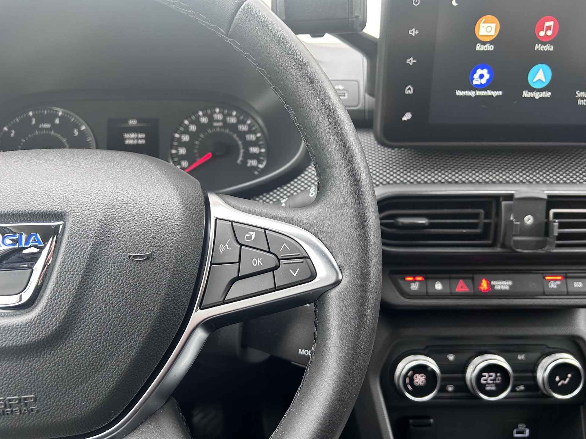 Dacia Jogger 1.0 TCe 100 Bi-Fuel Expression 5p. / Trekhaak / Eerste Eigenaar / Camera / Stoelverwarming / AppleCarplay & Android Auto / LPG / Cruise / Clima / Navigatie / DAB / Led / LMV / NAP / - 22/46