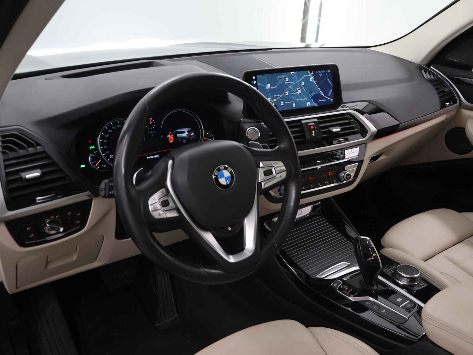 BMW X3 xDrive30i High Executive | Adaptief Onderstel | Trekhaak | Harman/Kardon | Panoramadak | Keyless go | Cruise Control Adaptief | Stoelverwarming | Navigatie | Lederen Sportstoelen met Memory | - 8/46