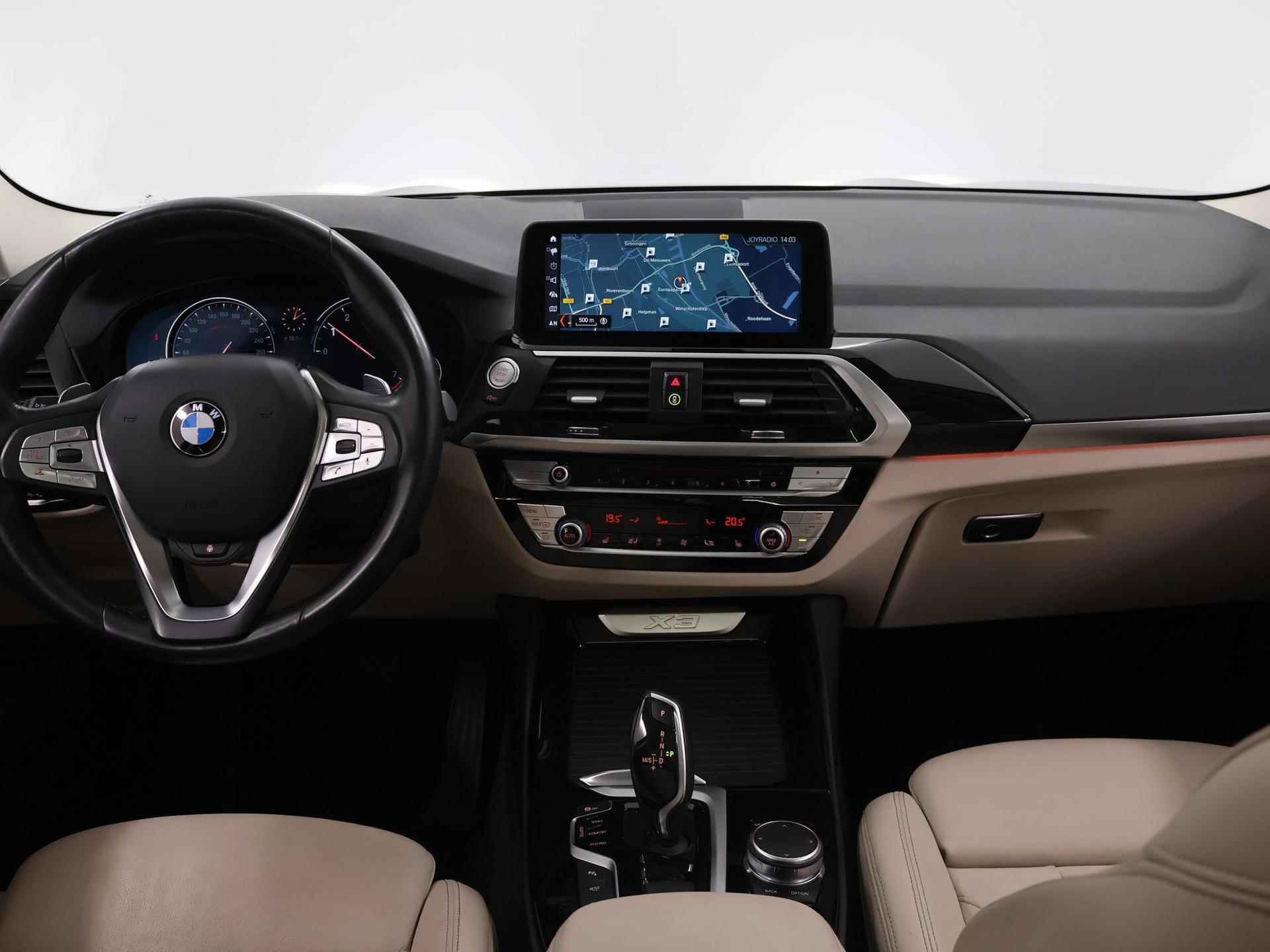 BMW X3 xDrive30i High Executive | Adaptief Onderstel | Trekhaak | Harman/Kardon | Panoramadak | Keyless go | Cruise Control Adaptief | Stoelverwarming | Navigatie | Lederen Sportstoelen met Memory | - 9/46