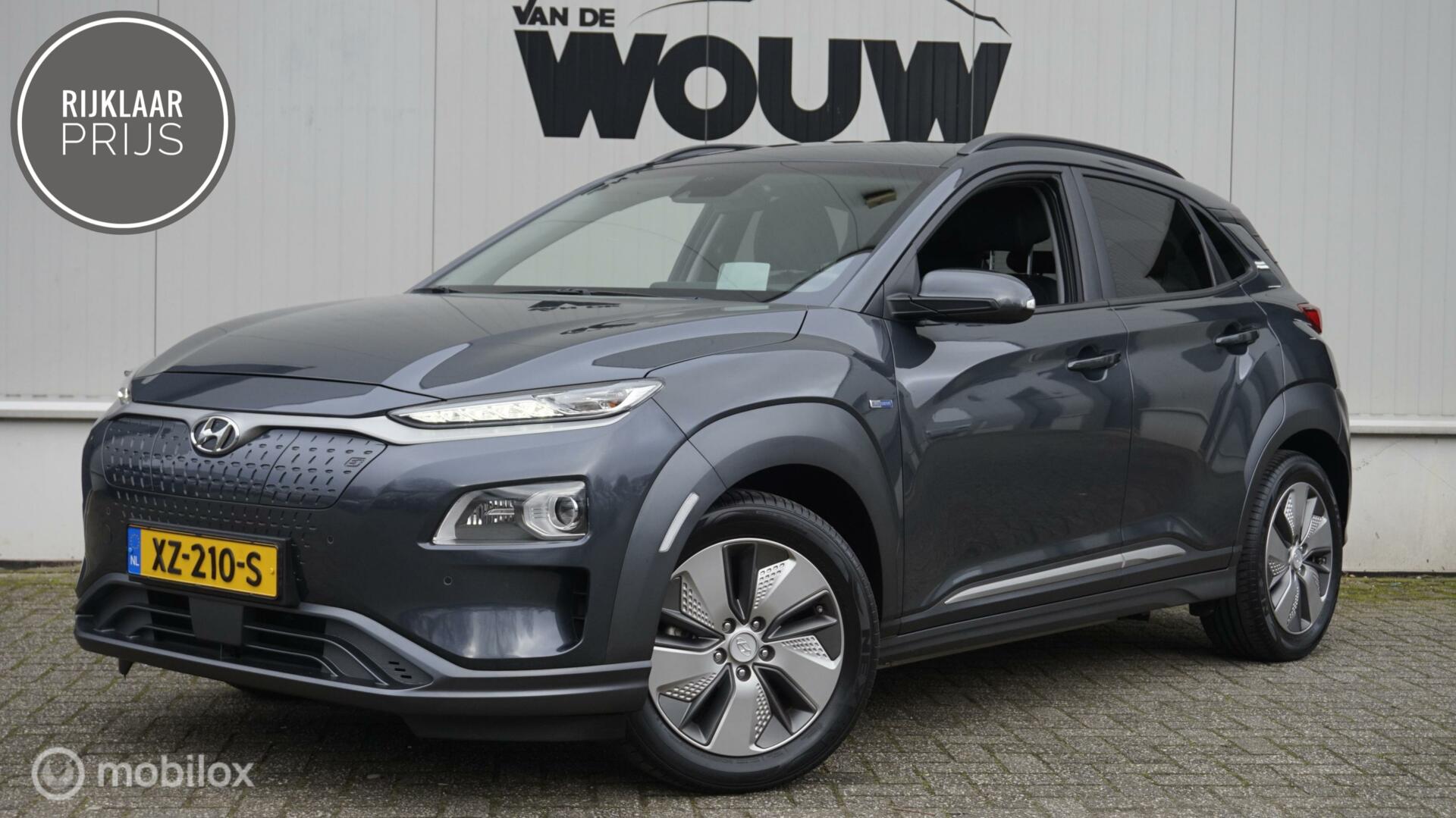 Hyundai Kona EV Premium 64 kWh Afn.Trekhaak | Leder | Elektr. Stoelverst. | Navi | Adapt. Cruise Control