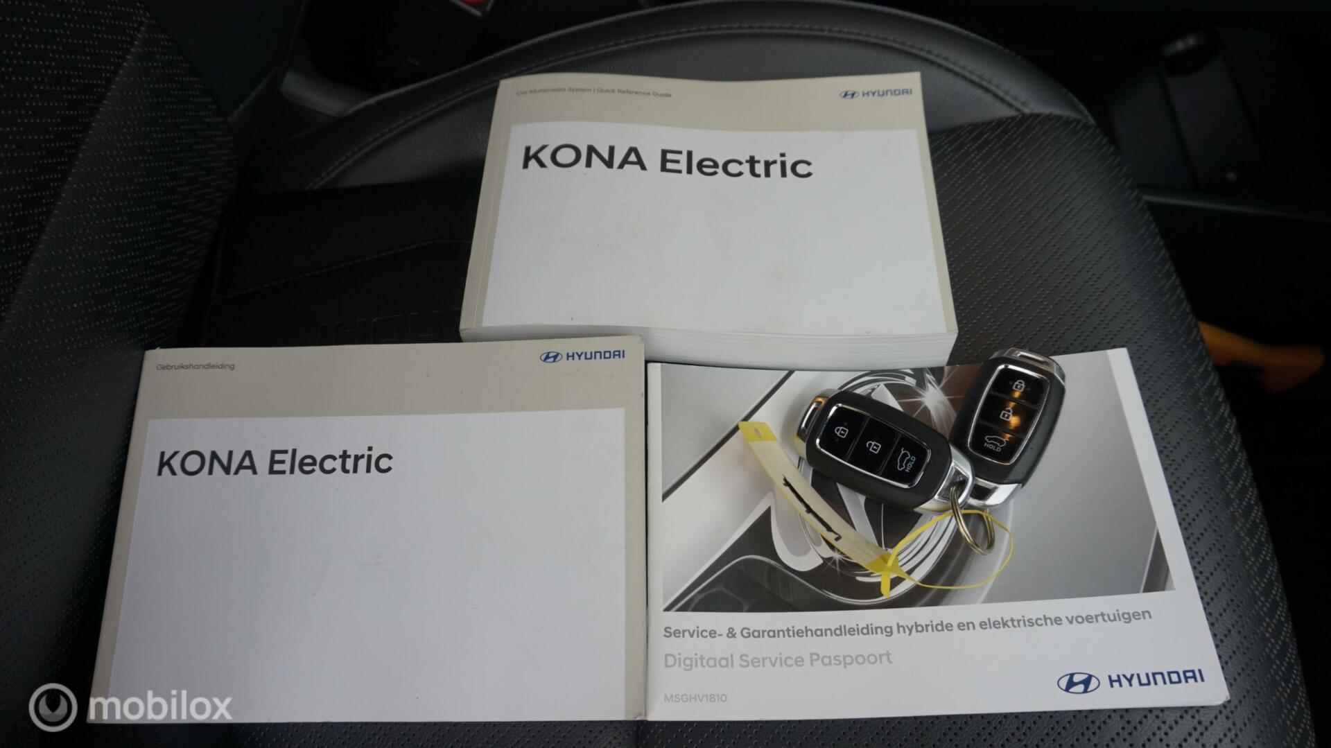 Hyundai Kona EV Premium 64 kWh Afn.Trekhaak | Leder | Elektr. Stoelverst. | Navi | Adapt. Cruise Control - 33/38