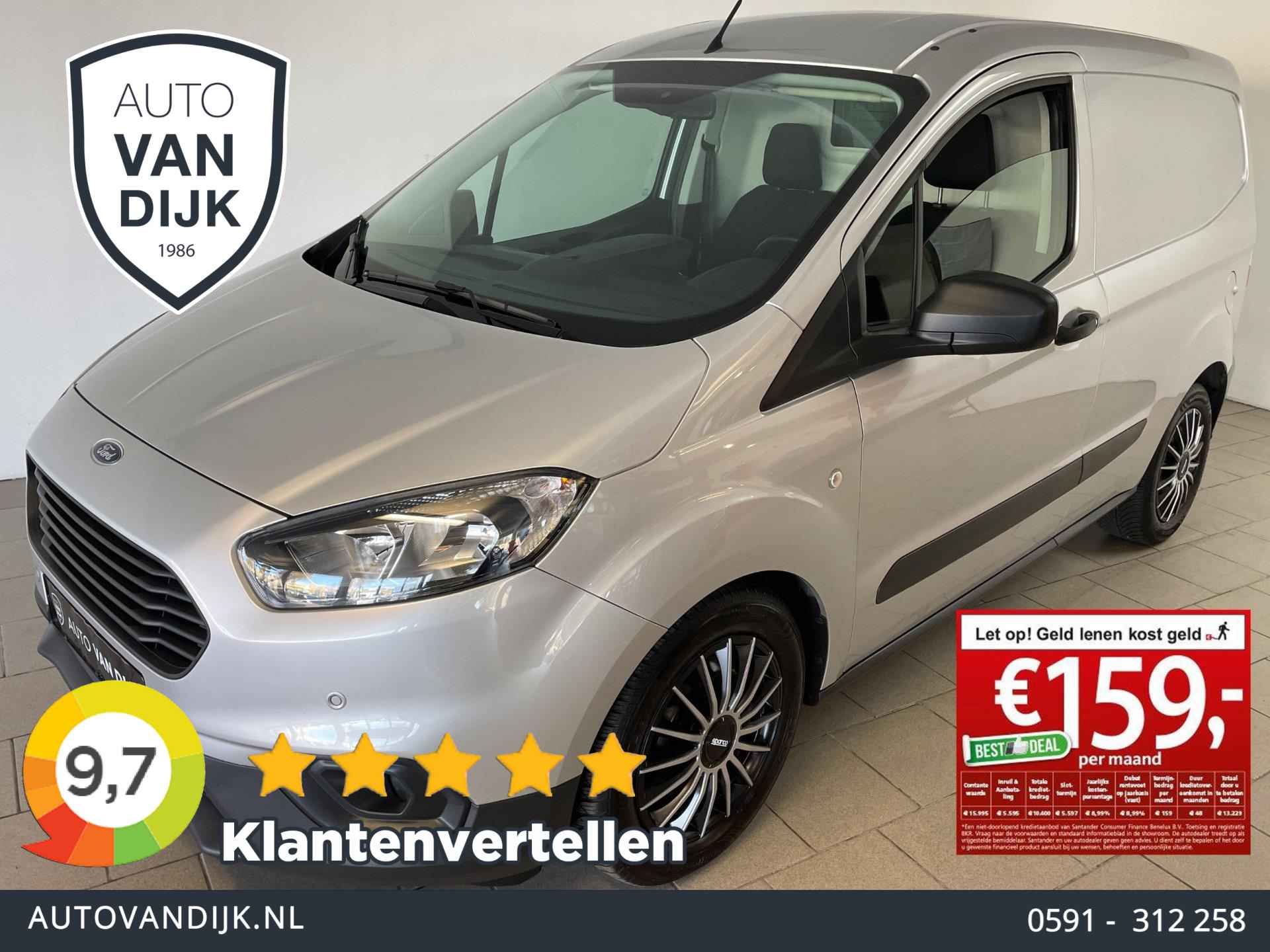 Ford Transit 1.0 EcoBoost 100pk MARGE BUS GEEN BTW AIRCO CAMERA BLUETOOTH PDC SCHUIFDEUR SPARCO WIELDOPSET ZEER NETTE BEDRIJFSAUTO - 1/37