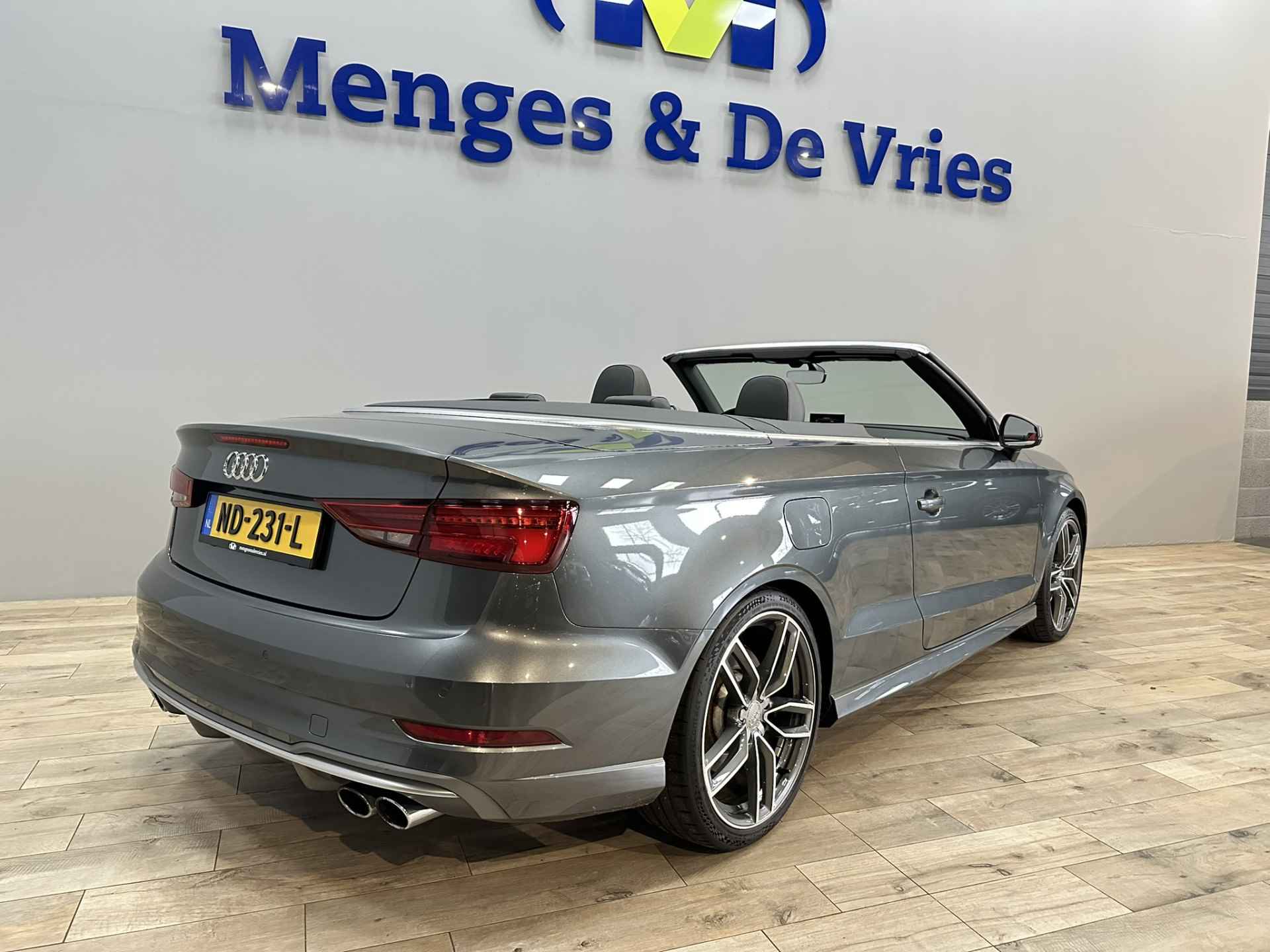 Audi A3 Cabriolet 2.0 TFSI S3 quattro Pro Line Plus NL Auto | Airco ECC | LED | Virtual | B&O | Leer | Nekverwarming | Camera | 19" velgen | Navigatie | Cruise Control | Isofix | NAP | - 3/52