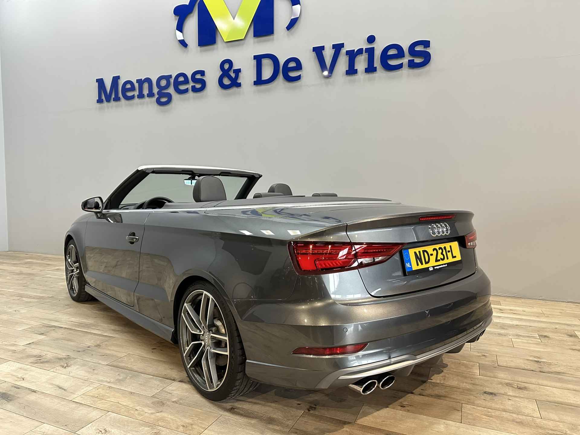 Audi A3 Cabriolet 2.0 TFSI S3 quattro Pro Line Plus NL Auto | Airco ECC | LED | Virtual | B&O | Leer | Nekverwarming | Camera | 19" velgen | Navigatie | Cruise Control | Isofix | NAP | - 5/52