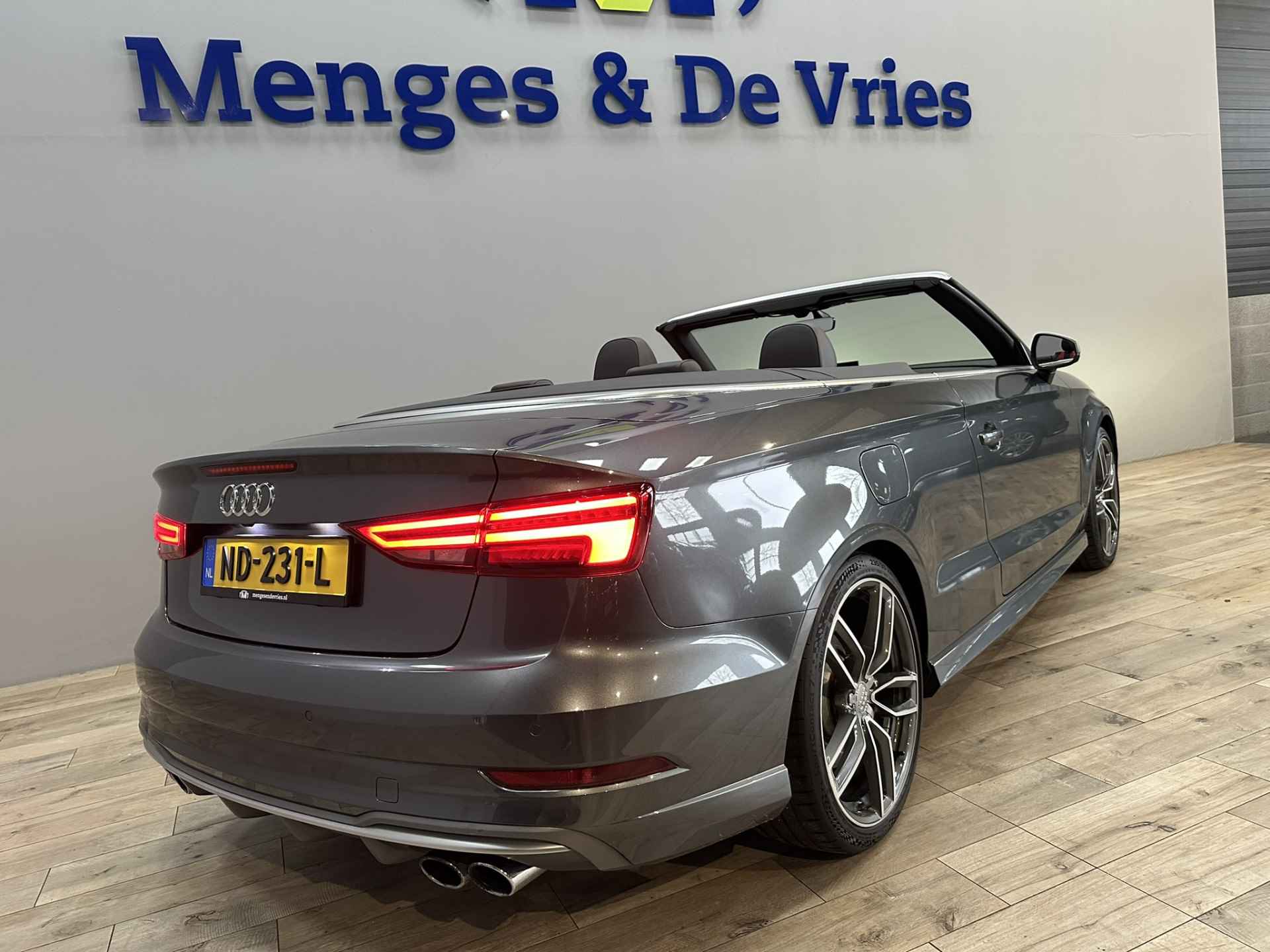 Audi A3 Cabriolet 2.0 TFSI S3 quattro Pro Line Plus NL Auto | Airco ECC | LED | Virtual | B&O | Leer | Nekverwarming | Camera | 19" velgen | Navigatie | Cruise Control | Isofix | NAP | - 44/52