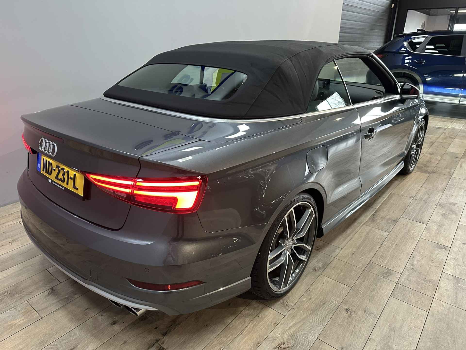 Audi A3 Cabriolet 2.0 TFSI S3 quattro Pro Line Plus NL Auto | Airco ECC | LED | Virtual | B&O | Leer | Nekverwarming | Camera | 19" velgen | Navigatie | Cruise Control | Isofix | NAP | - 46/52