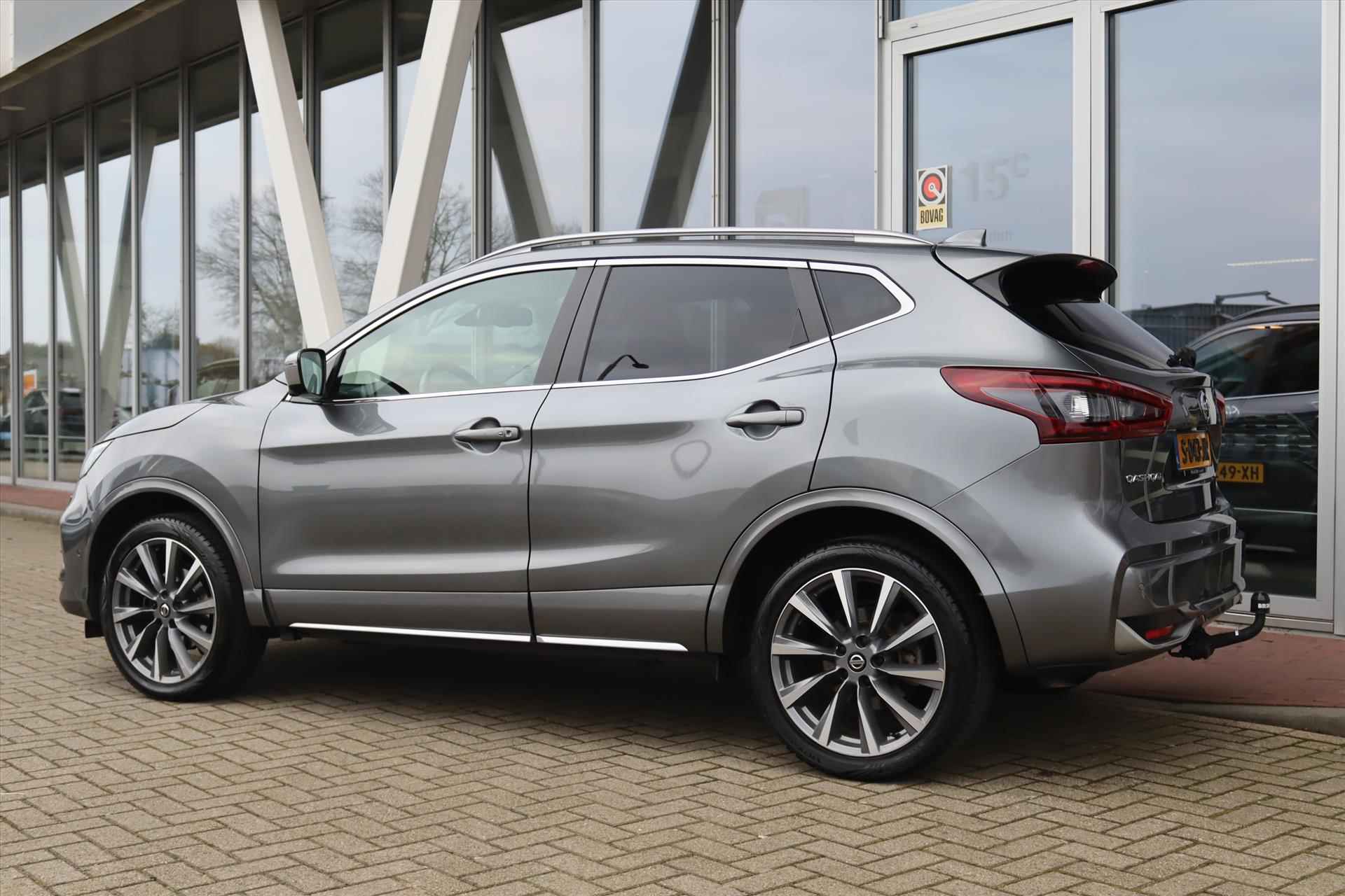 Nissan Qashqai 1.3 DIG-T 160PK AUTOMAAT TEKNA+ DYNAMIC Panodak | Trekhaak | Adapt.Cruise | Electr.Stoel | Leer | 360 Camera | Bose Audio | 19 Inch Lm | - 3/60