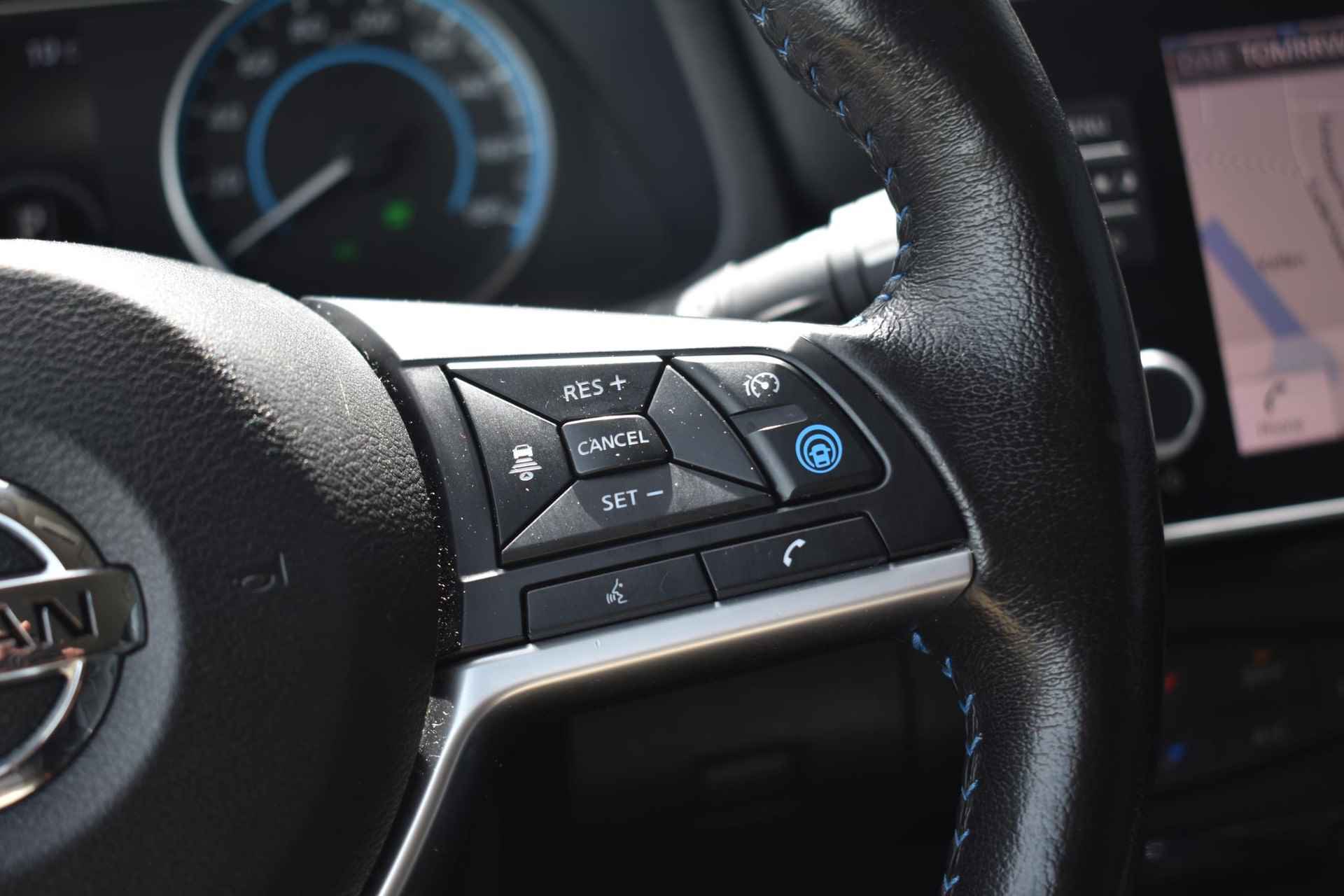 Nissan LEAF e+ Tekna 62 kWh 218pk | Warmtepomp | 360 Camera | Navigatie | Stoelverwarming | Adaptive Cruise Control | LED Koplampen | Leder | Automaat - 34/38