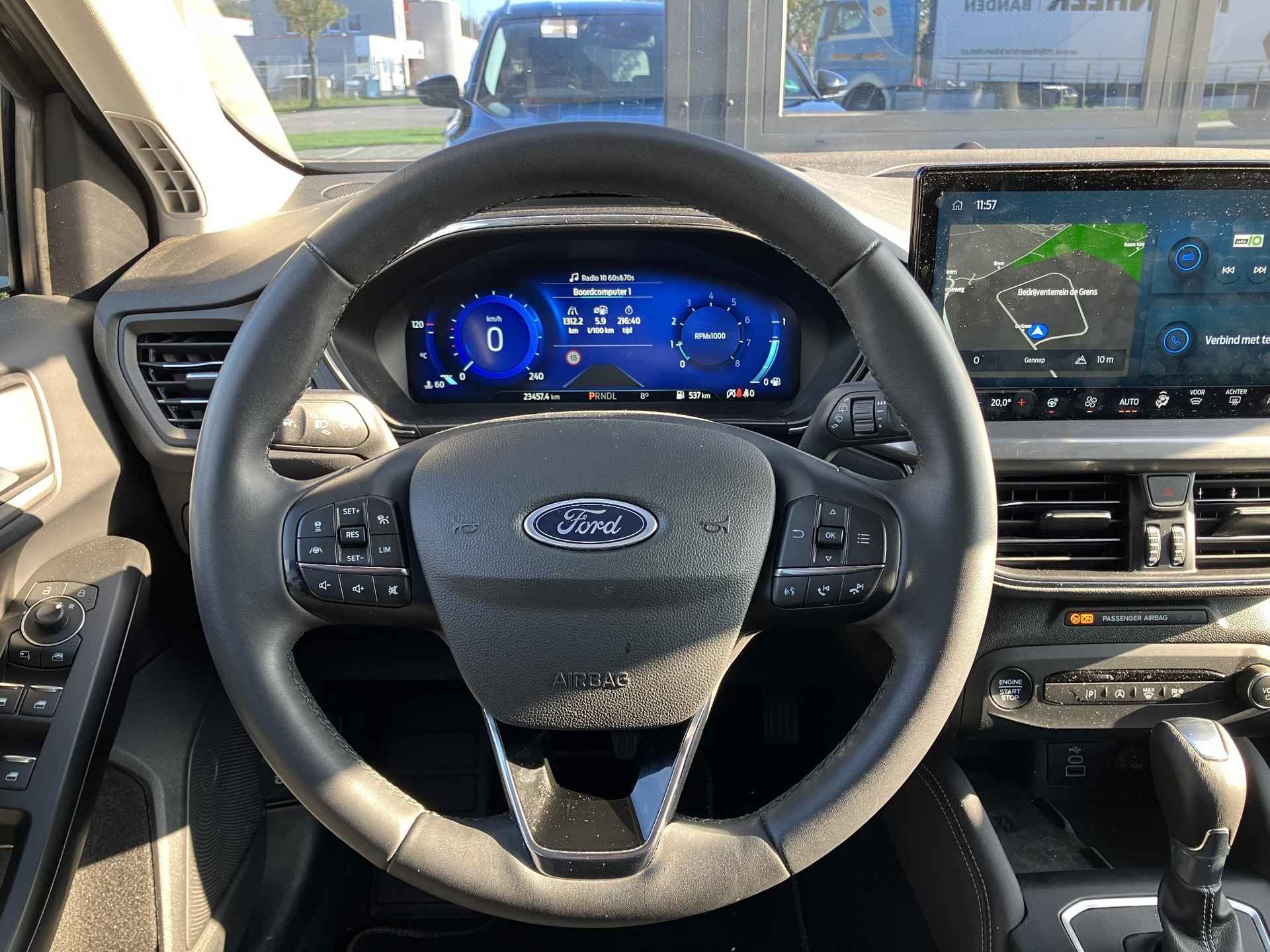 Ford Focus Wagon Titanium X 1.0 Hybrid 155PK Automaat | Navigatie | Adaptive cruise control | Achteruitrijcamera | Stoelverwarming |  Dodehoeksensor | - 11/30