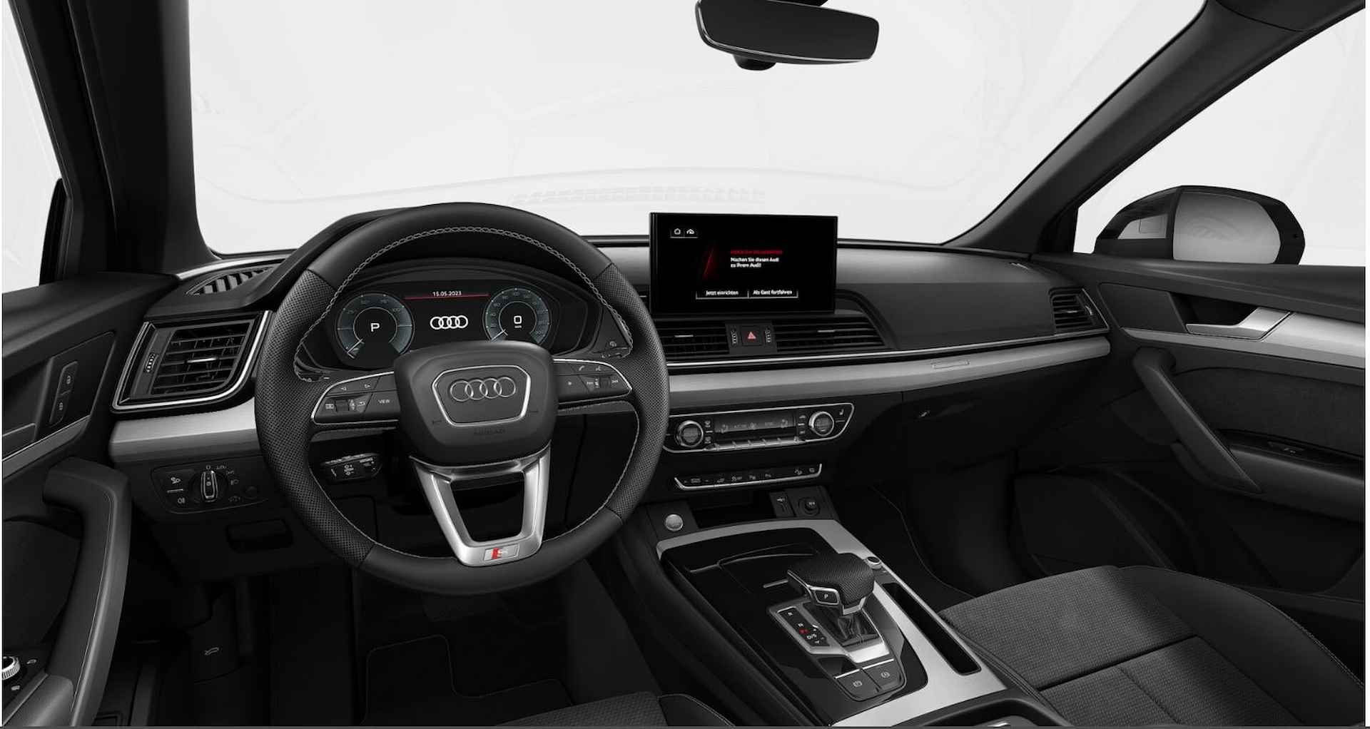 Audi Q5 50 TFSI e 299pk S Line | Nieuw 84k | Panoramadak | Trekhaak | Tour + City + Parking | Matrix | Optiek zwart plus | 20" LM velgen | Stoelverwarming - 7/7