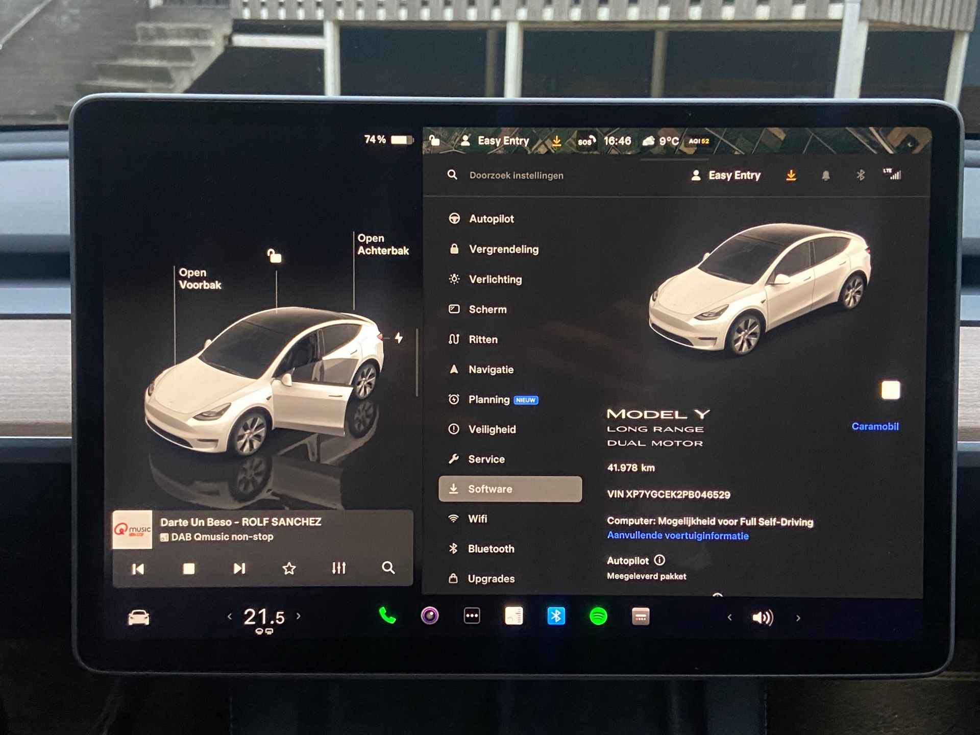 Tesla Model Y Long Range AWD 75 kWh | AUTOPILOT | LEDER | TESLA GARANTIE T/M 11-2026 - 26/27