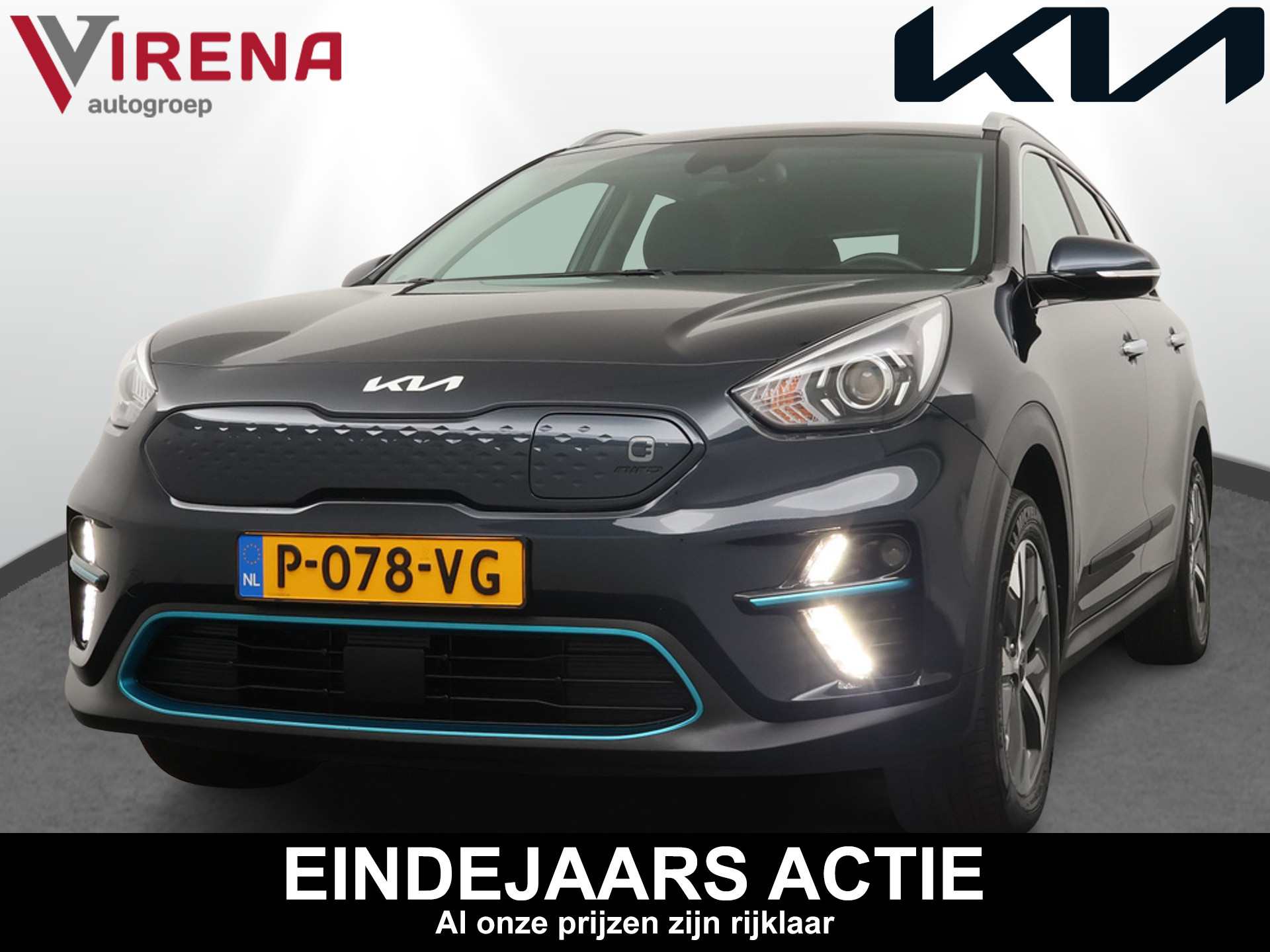 Kia e-Niro DynamicLine 64 kWh - Adaptief Control - Climate Control - Navigatie - Apple/Android Carplay - Fabrieksgarantie Tot 2029