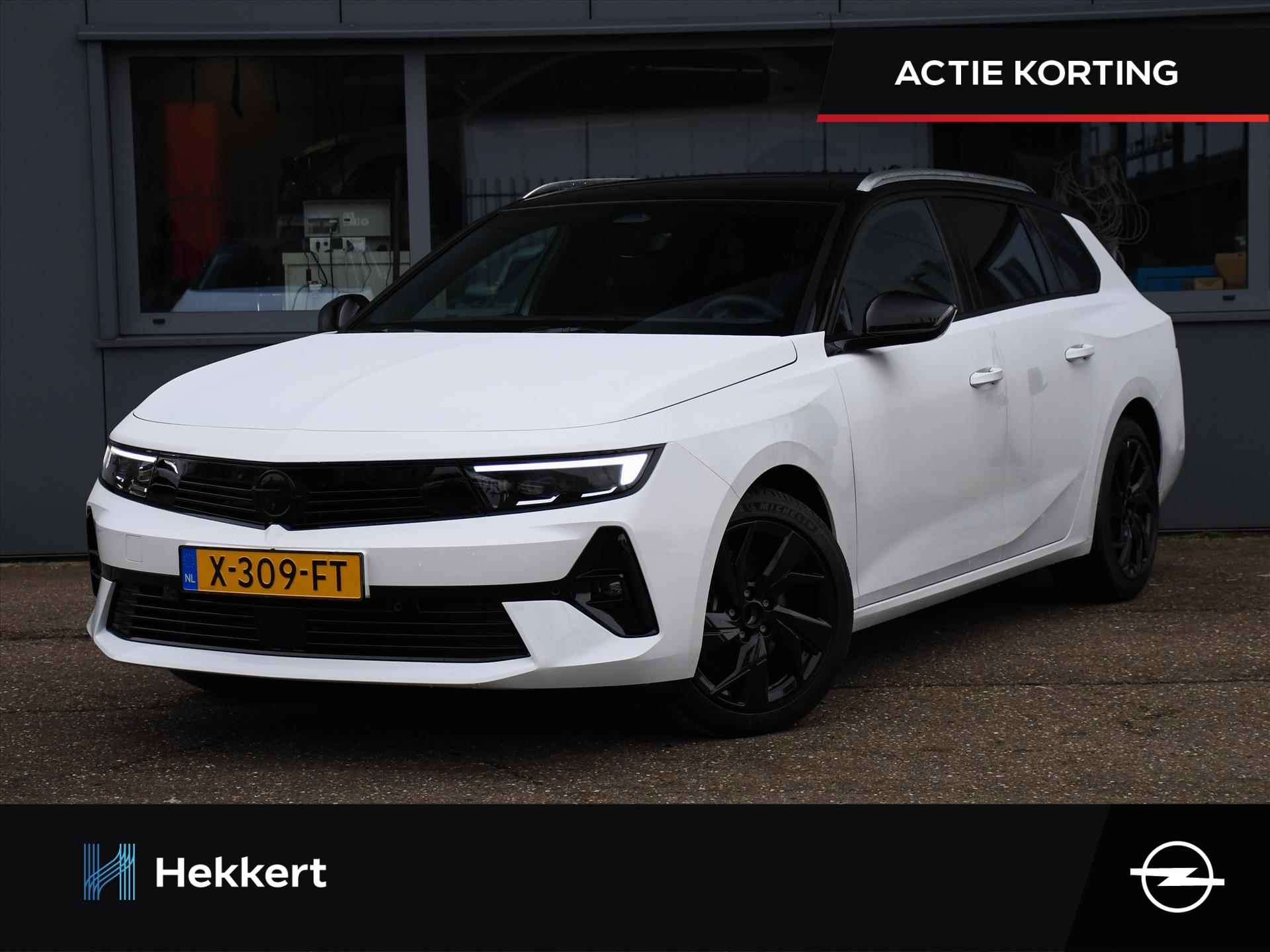 Opel Astra Sports Tourer GS-Line 1.2 Turbo 130pk Automaat PDC + 360° CAM. | ADAPT. CRUISE | DAB | 17''LM | NAVI | DODE HOEK | KEYLESS - 1/34