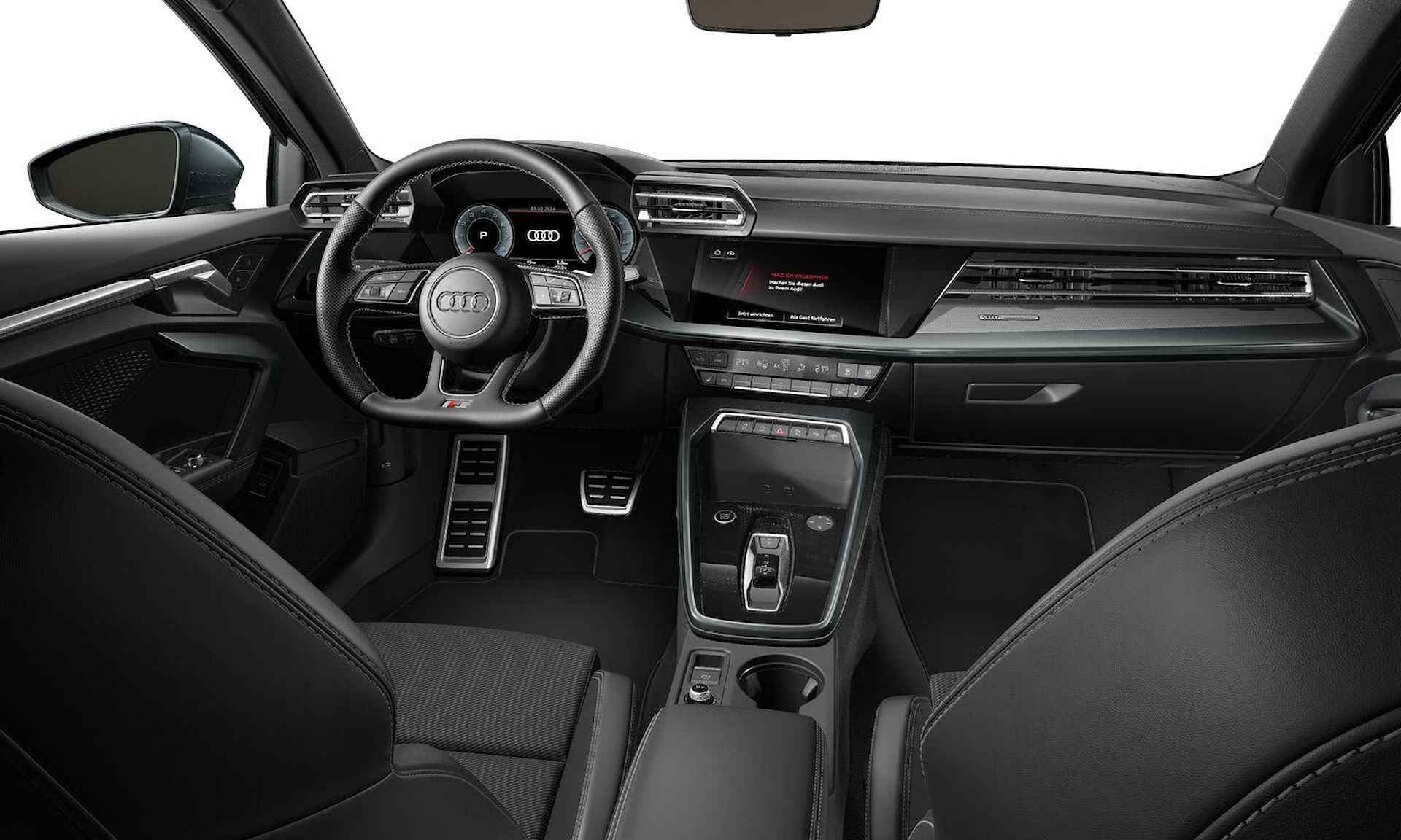 Audi A3 allstreet 35 TFSI Advanced edition 150 PK · 18" LM Velgen · Afneembare trekhaak · Ass.Pakket rijden en parkeren - 3/8