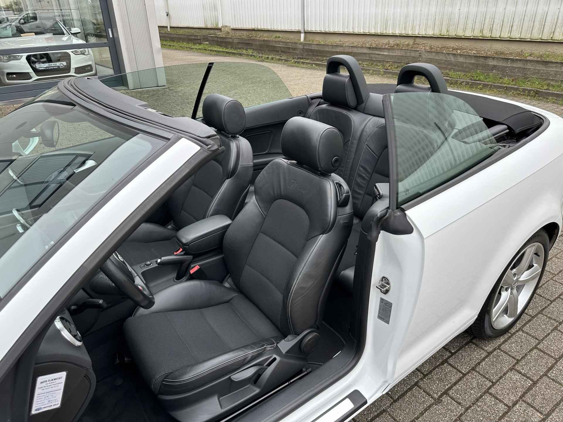 Audi A3 Cabriolet 1.8 TFSI 160pk Ambition Pro Line S Line | Half leder/17"/Stoelverw. - 43/49