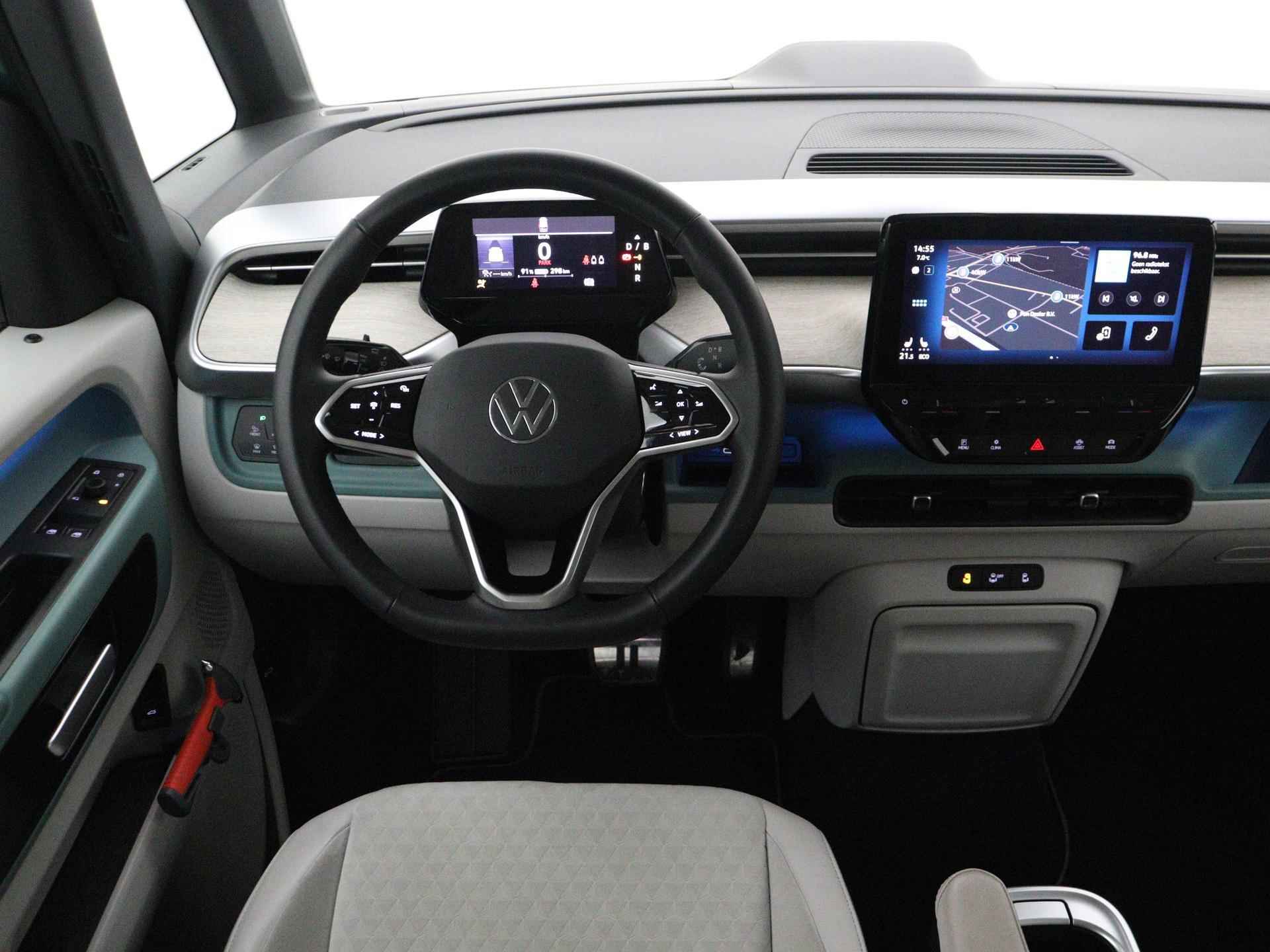 Volkswagen ID. Buzz 1st 77kWh | NIEUW BINNEN | Navigatie | Camera | Trekhaak | Two Tone | ACC | 20" | Parkeersensoren | Stuur-/Stoelverwarming | Matrix LED | - 7/11