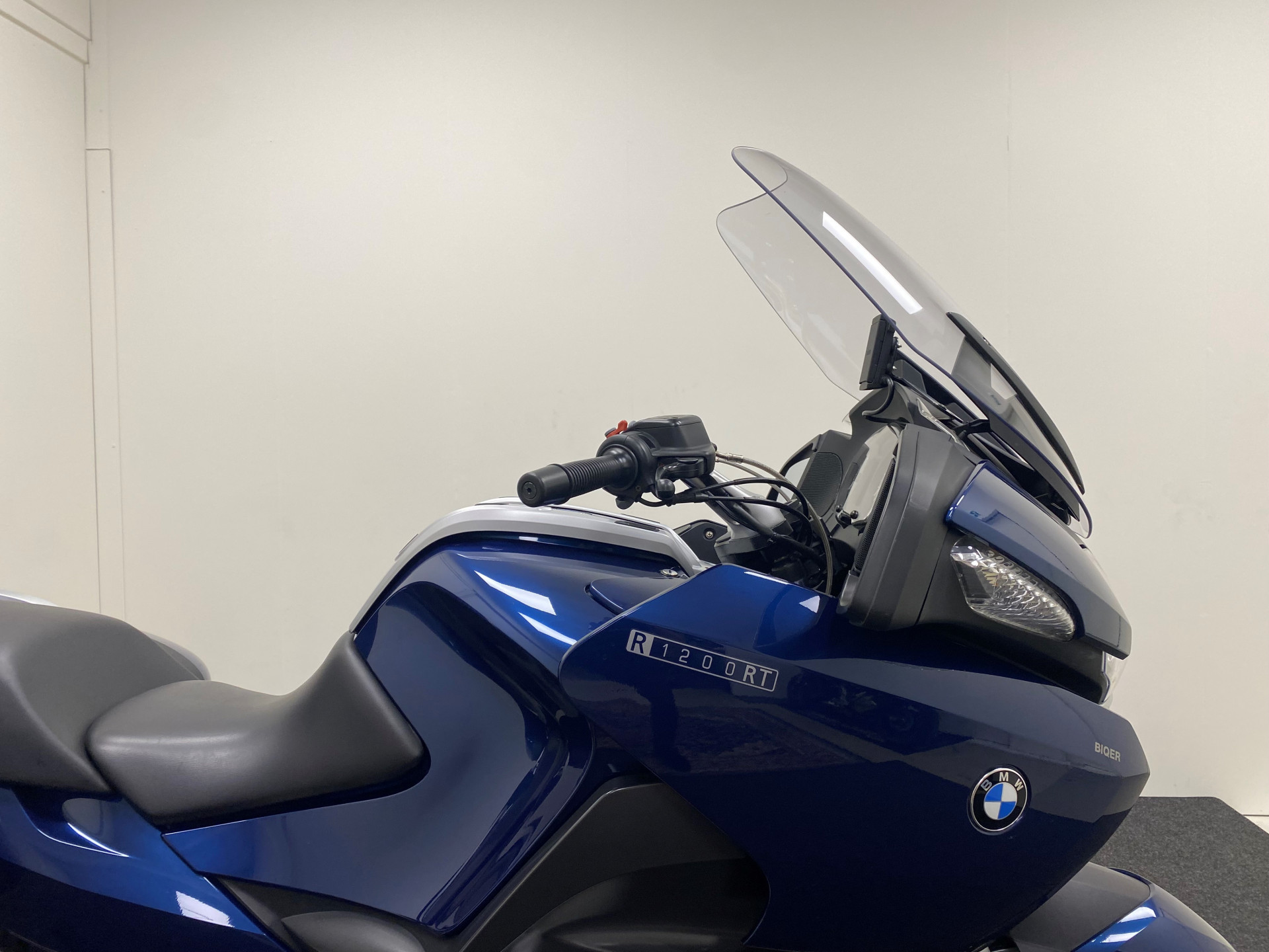 BMW R 1200 RT biarritz blauw metallic, topkoffer