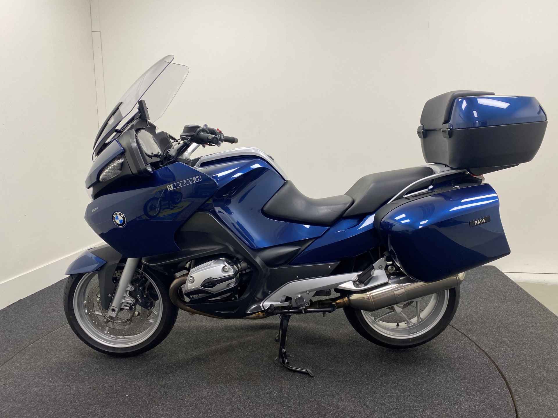 BMW R 1200 RT biarritz blauw metallic, topkoffer - 3/14