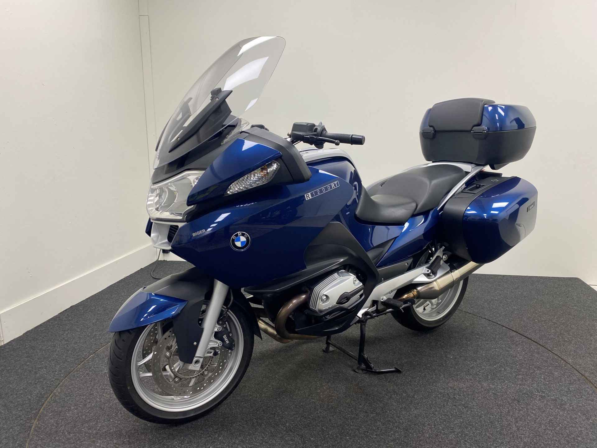 BMW R 1200 RT biarritz blauw metallic, topkoffer - 5/14