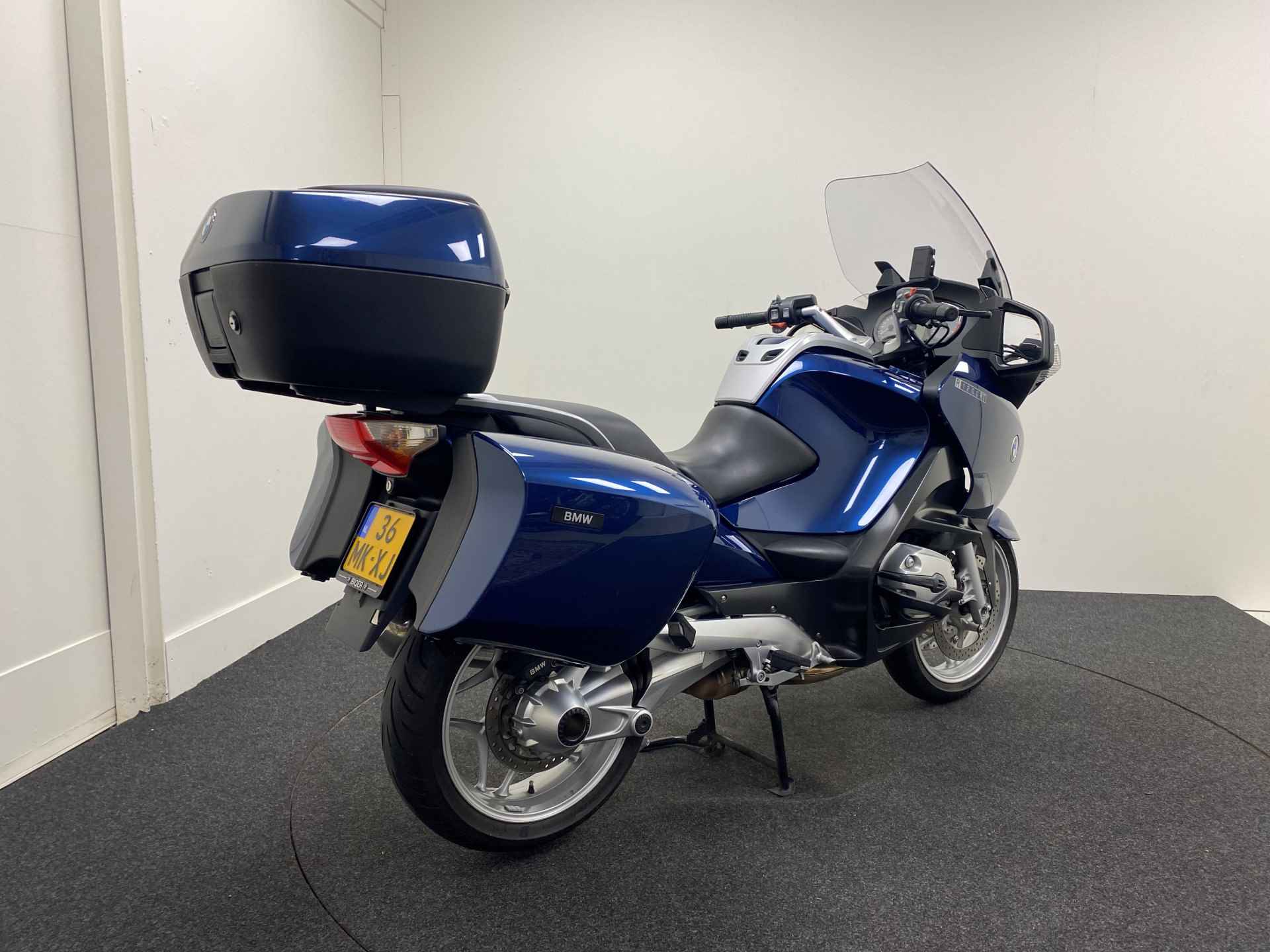 BMW R 1200 RT biarritz blauw metallic, topkoffer - 6/14