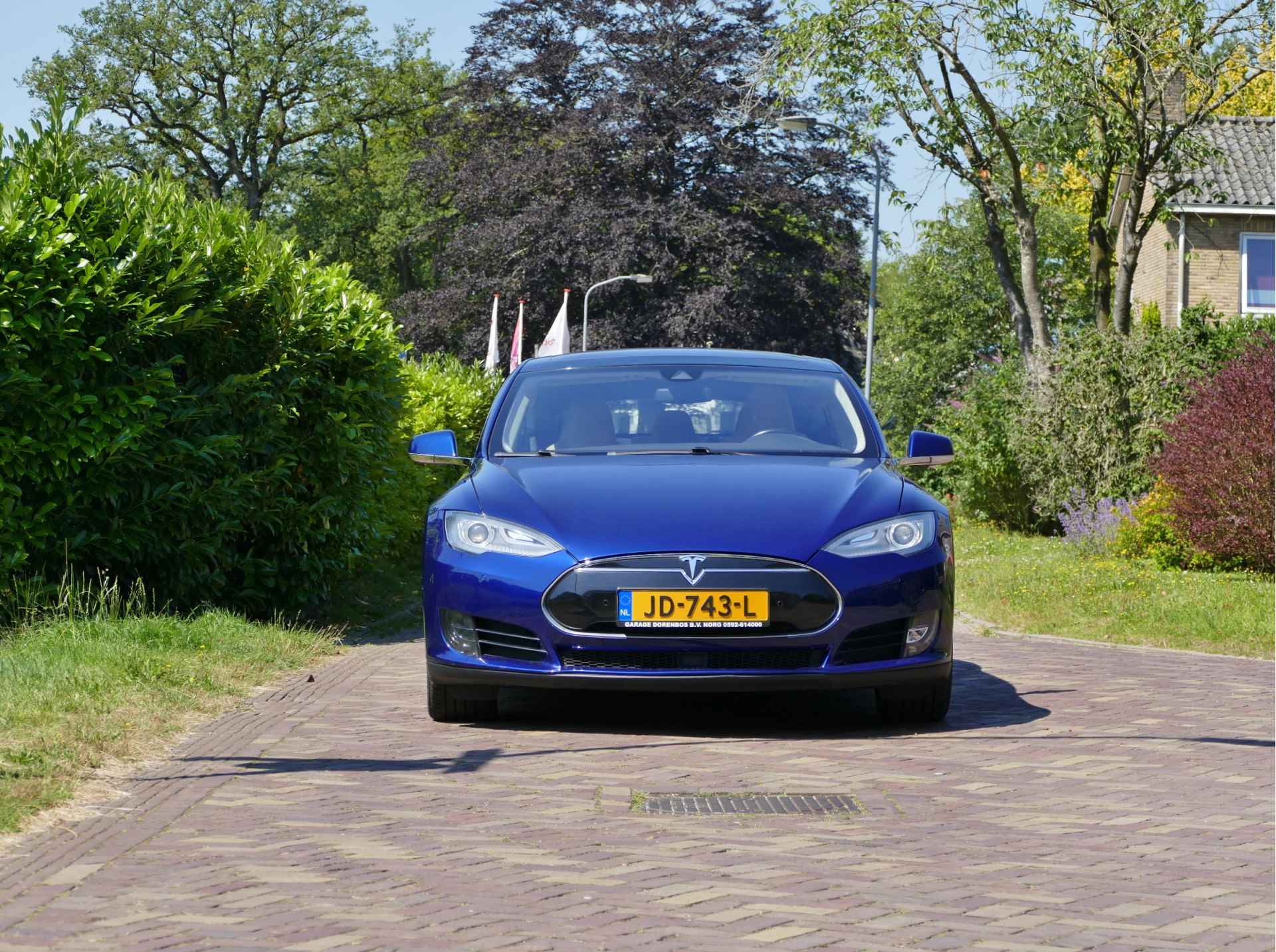 Tesla Model S 85  GRATIS LADEN | schuifdak | leder interieur | stoelverwarming - 56/59