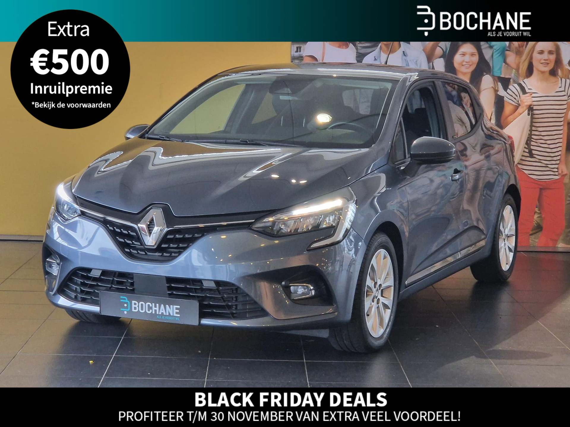 Renault Clio 1.6 E-Tech Hybrid 140 Business Zen AUTOMAAT | NAVIGATIE | PARKEERSENSOREN ACHTER | LICHTMETALEN VELGEN