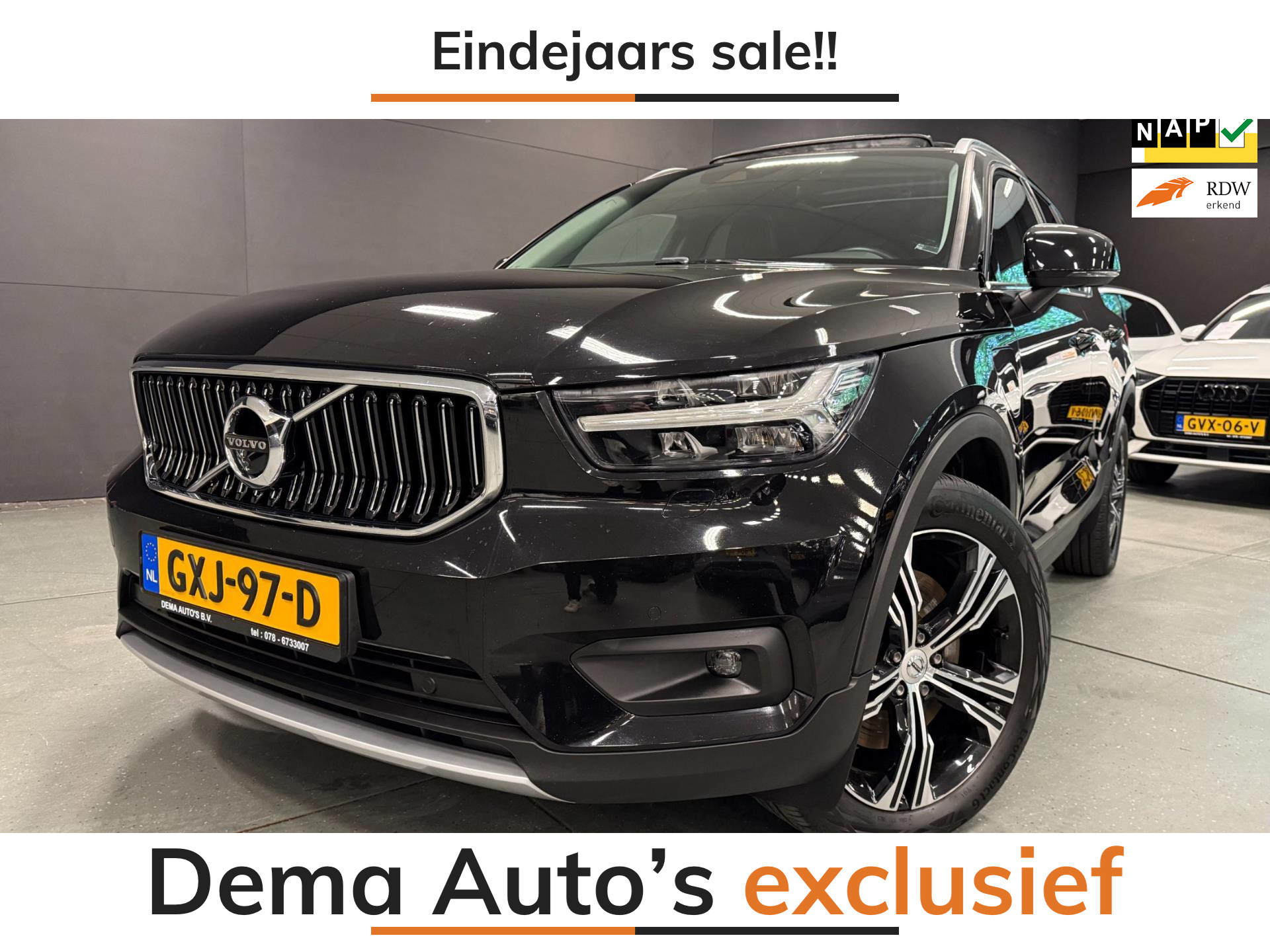 Volvo XC40 1.5 T5 R-DESIGN PANO/LEDER/LED/H-KARDON/360CAM/CRUISE/PDC///