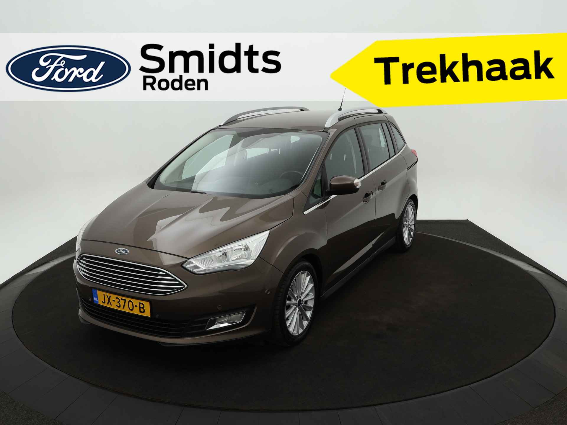 Ford Grand C-Max 1.0 125PK Titanium | Trekhaak | Elektr. achterklep | ISOFIX | Voorruitverwarming | - 1/21