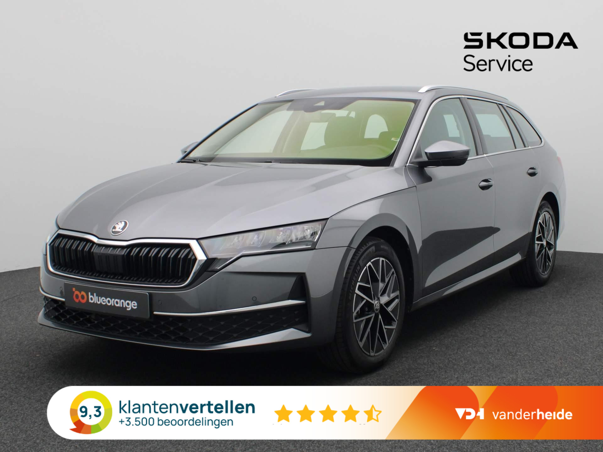 Skoda Octavia Combi 1.5 TSI MHEV Business Edition 150PK DSG Navigatie via Apple Carplay/Android Auto, Adaptieve Cruise Controle, Winterpakket Plus, Keyless, Virtual Pedal, Trekhaak, 17" LM Velgen