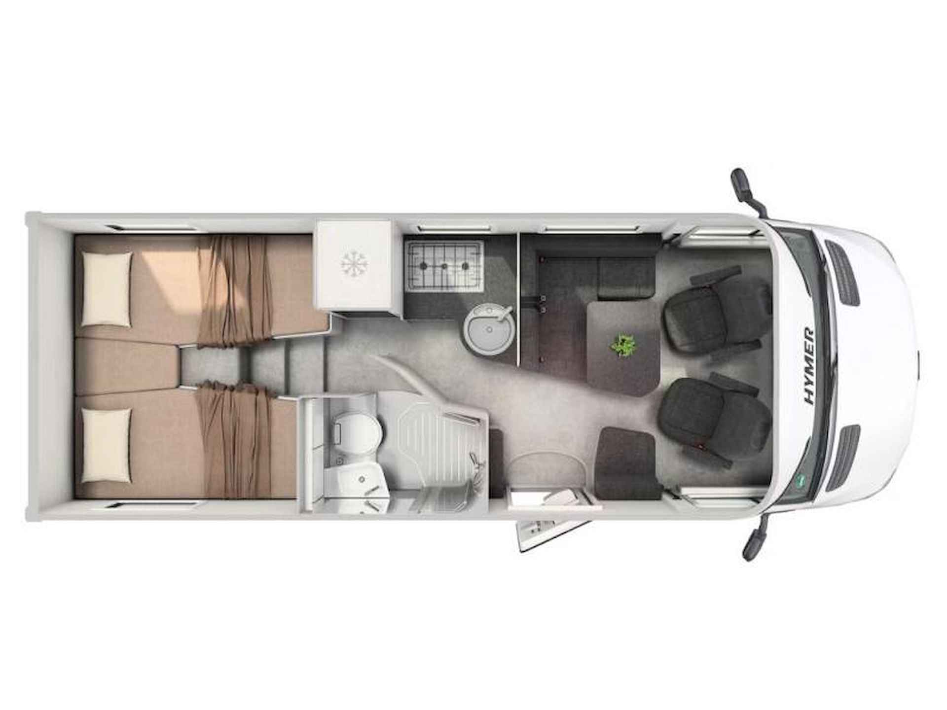 Hymer BMC-T WhiteLine 600 -ACTIEMODEL 2025 - 4/10