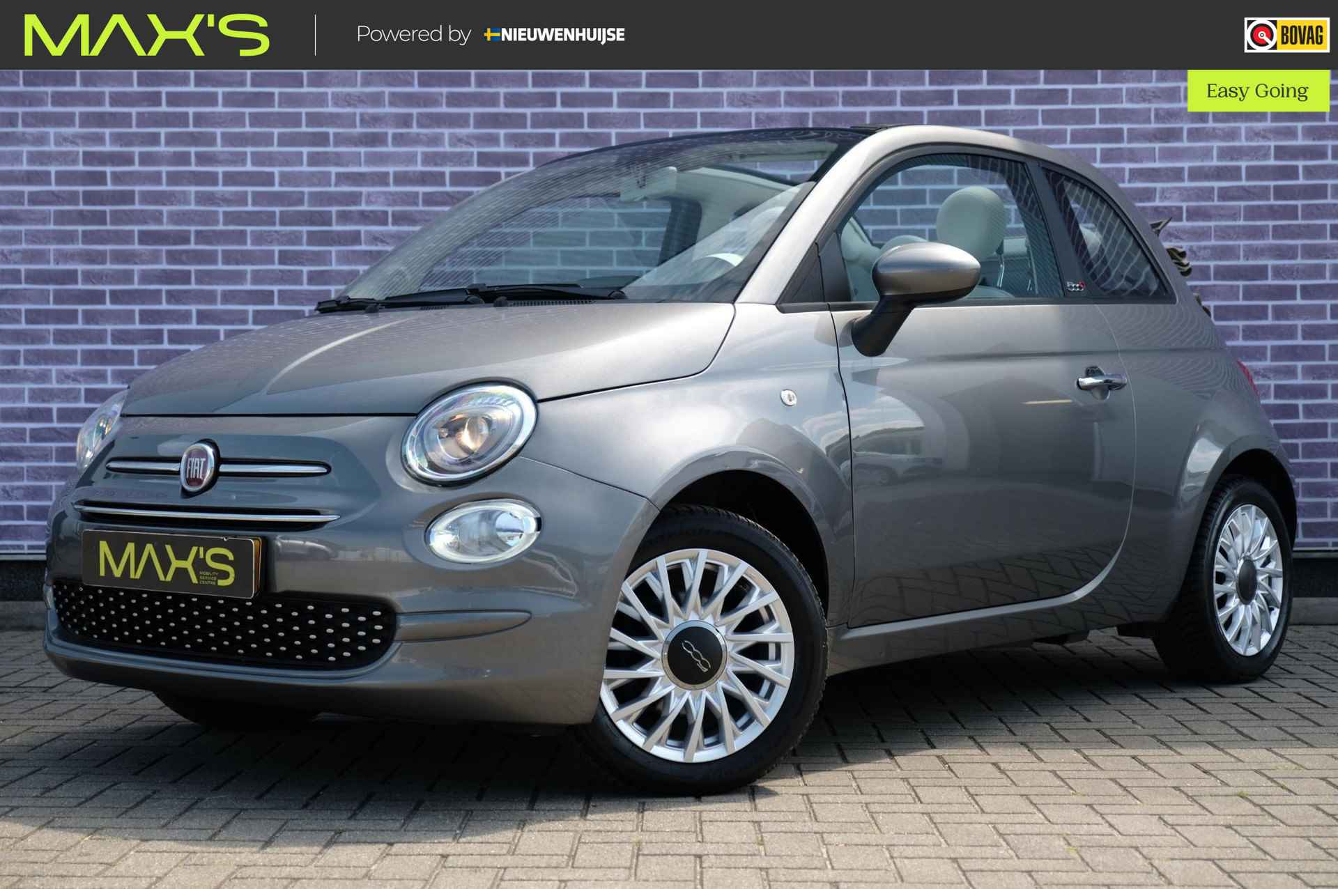 Fiat 500C 1.0 Hybrid Launch Edition | Volledig Onderhouden | Cruise Control | DAB | Apple Carplay/Android Auto | Airco | Softtop Cabrio - 1/33