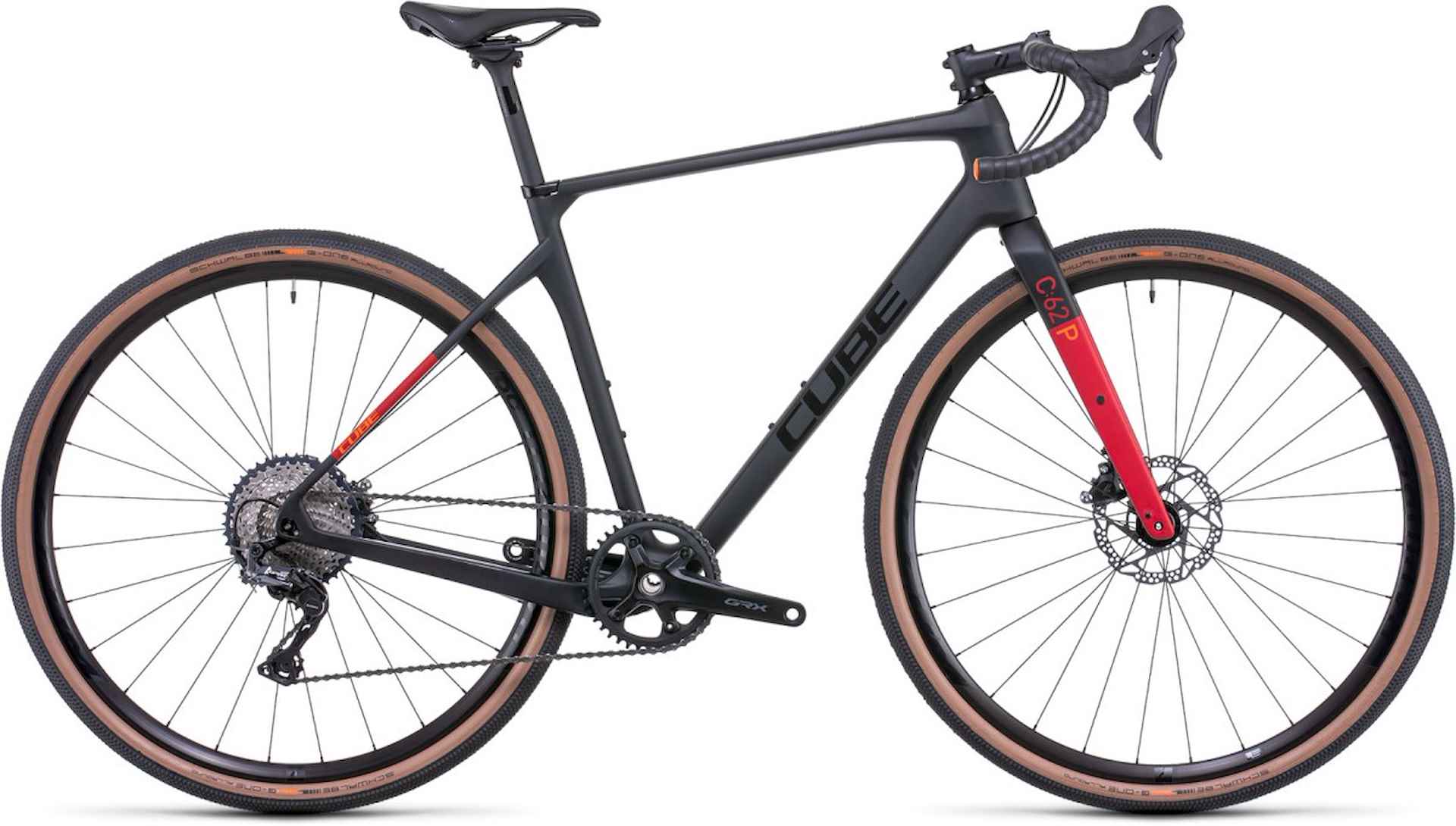 CUBE NUROAD C:62 PRO CARBON/RED 2022 Heren Carbon/red 53cm S 2023 - 1/1