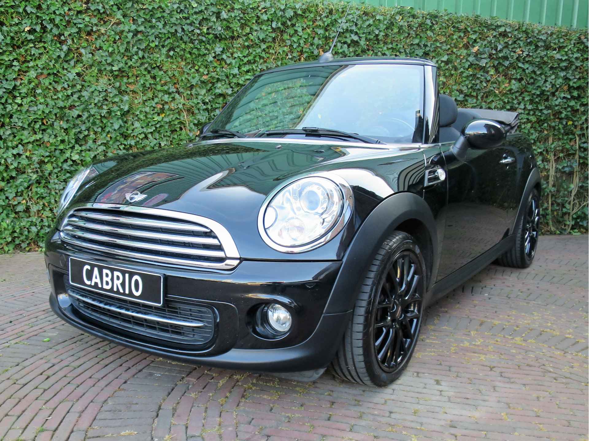 MINI Cabrio 1.6 Cooper Chili R57 LCI met Navi, Xenon, Keyless, leer/stof en 17" - 34/59