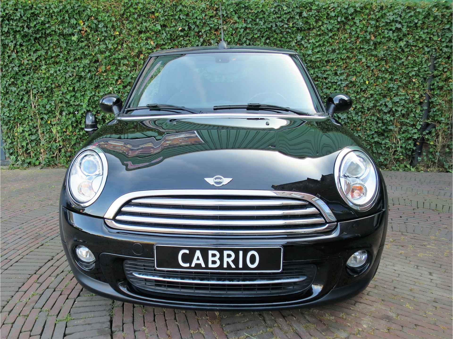 MINI Cabrio 1.6 Cooper Chili R57 LCI met Navi, Xenon, Keyless, leer/stof en 17" - 36/59