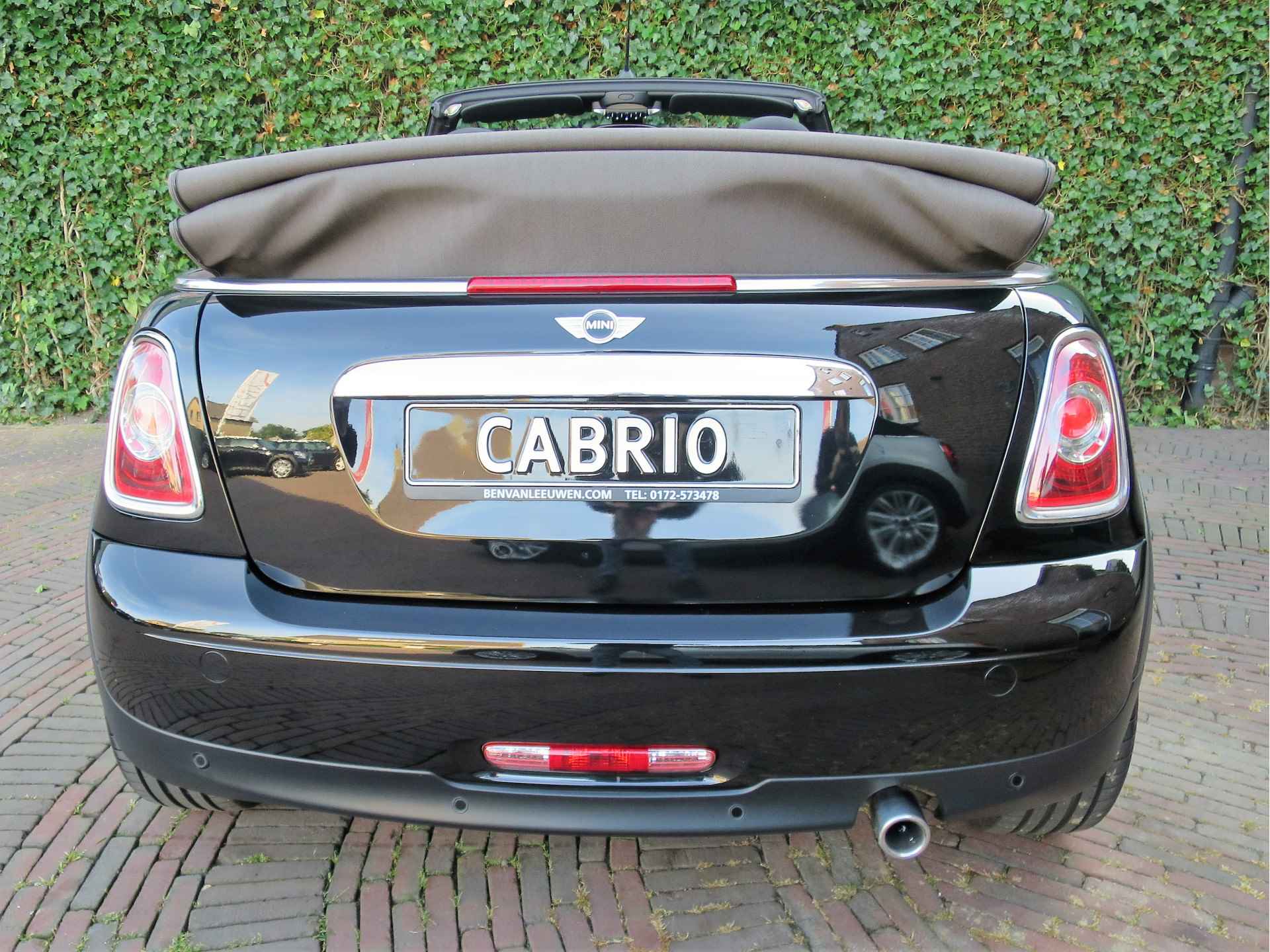 MINI Cabrio 1.6 Cooper Chili R57 LCI met Navi, Xenon, Keyless, leer/stof en 17" - 37/59