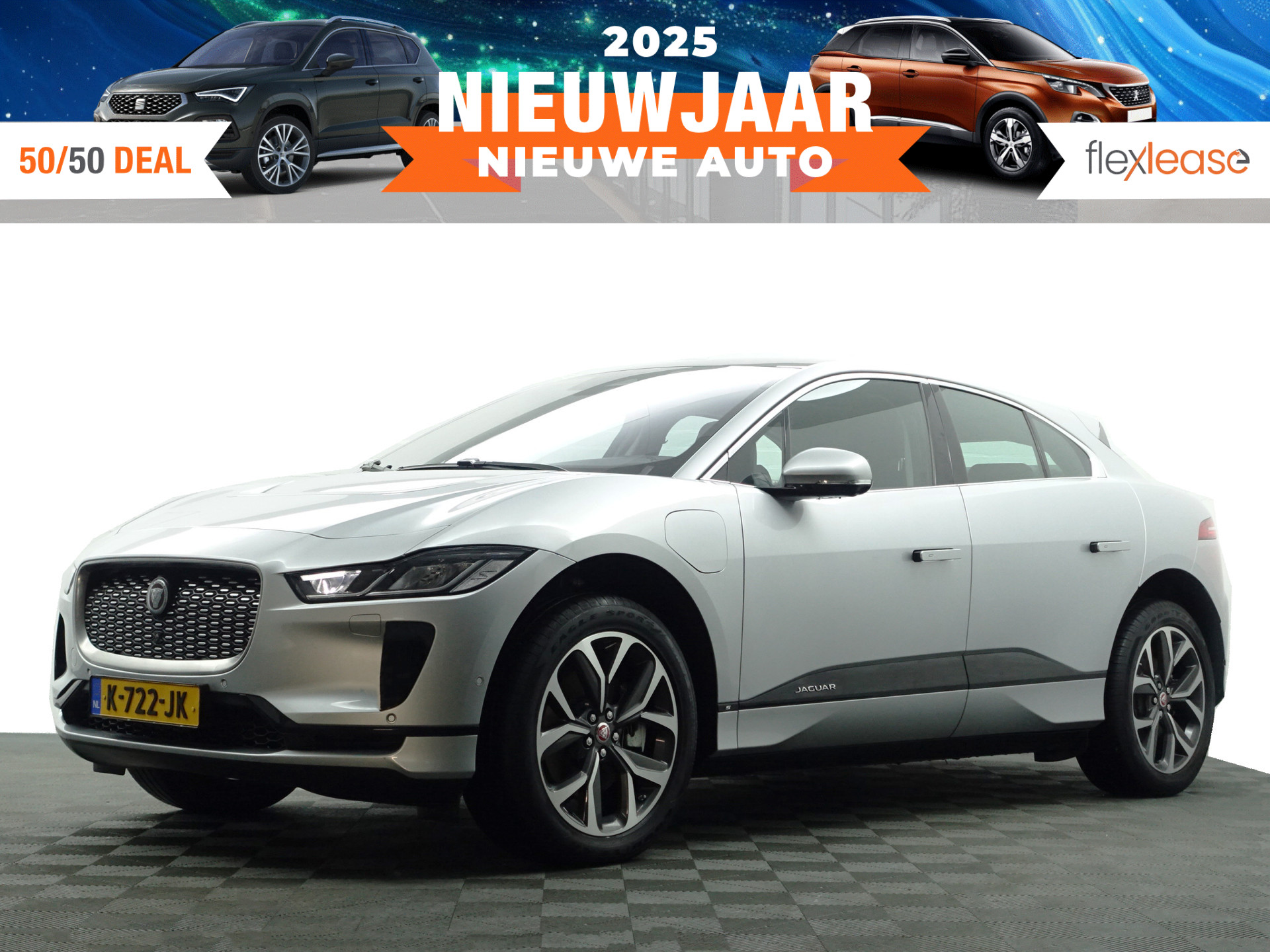 Jaguar I-PACE EV320 HSE 90 kWh Aut- Glazendak, Stuurverwarming, 360 Camera, Meridian Audio, Nappa Leder Interieur, Dynamic Select